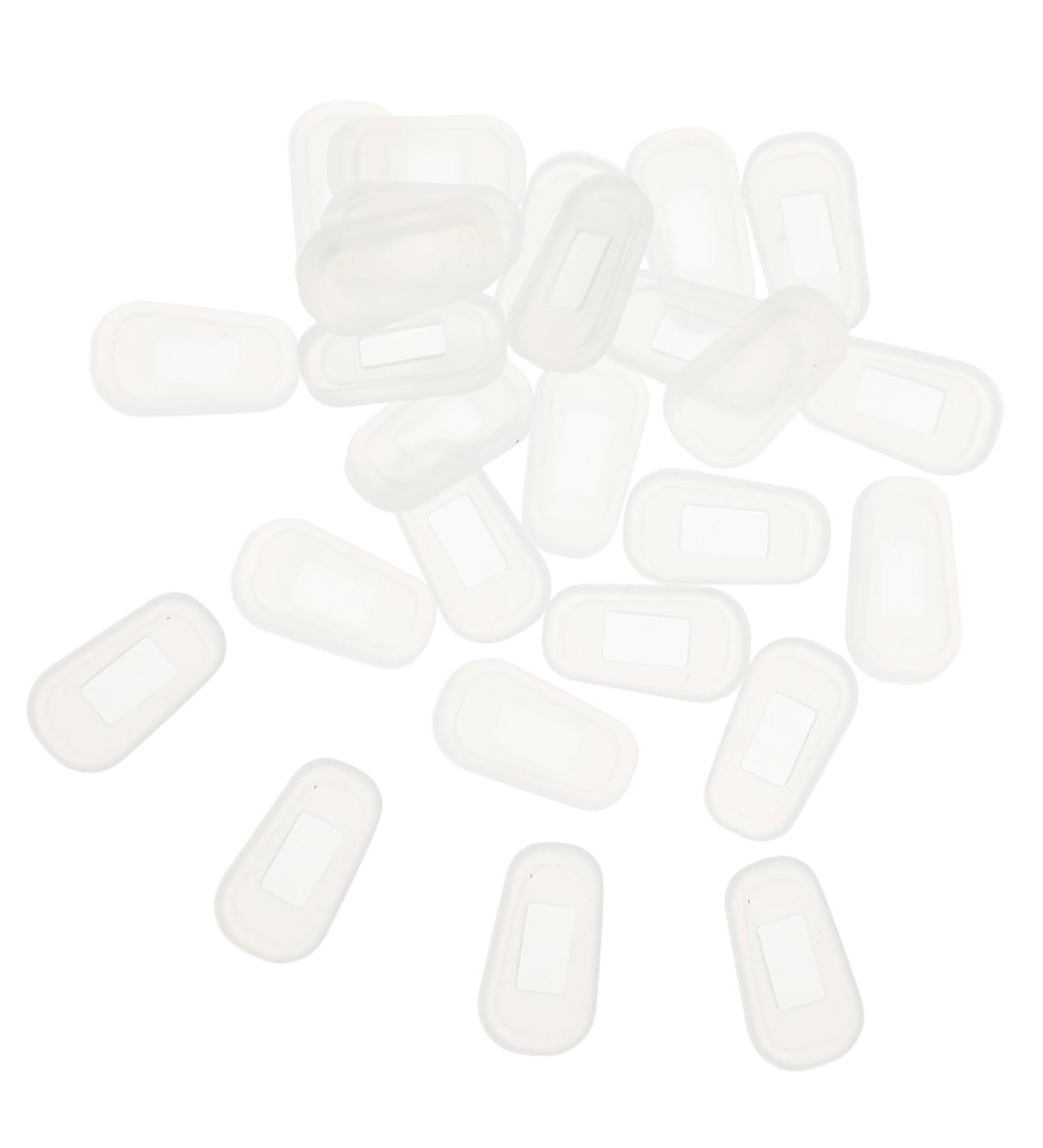 Gleavi 24 Pairs Silicone Nose Pads for Glasses | Comfortable Replacement Accessories for Sunglasses & Frames - Buy Online on GoSupps.com