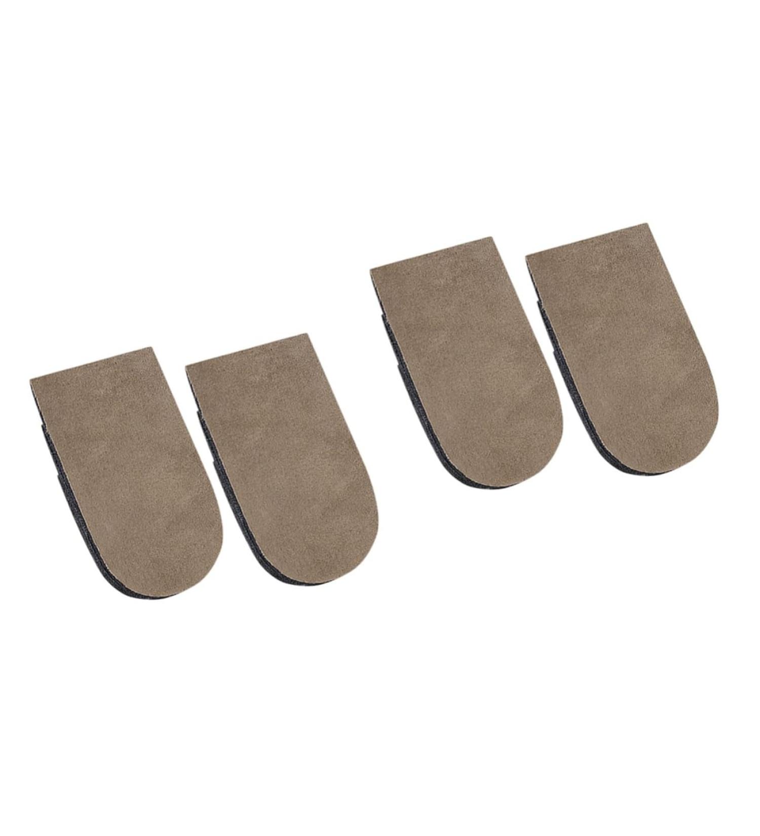 NOLITOY Heightening Half Pad - 2 Pairs of Unisex Heel Lift Insoles for Men & Women | Portable Suede Shoe Lifts for Comfort & Style - Buy Online on GoSupps.com