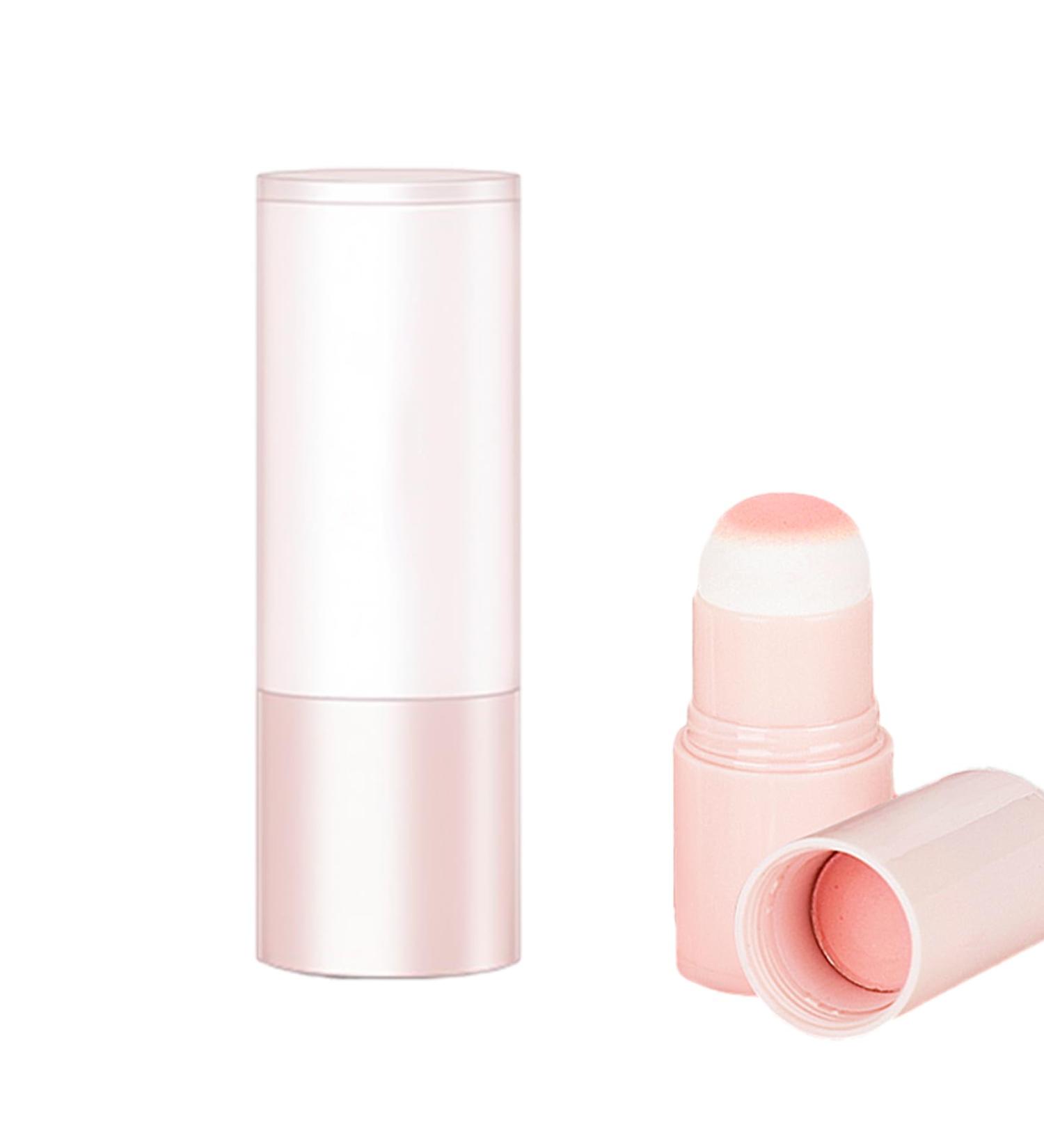 Blush Stick for Cheeks | Multi-Use Blush Wand with Sponge Head Face Makeup for Cheeks & Lip & Eyeshadow Makeup Powder Blush Contour Stick Easy Application 1.5g #03 the Peach Blossom - Buy Online on GoSupps.com