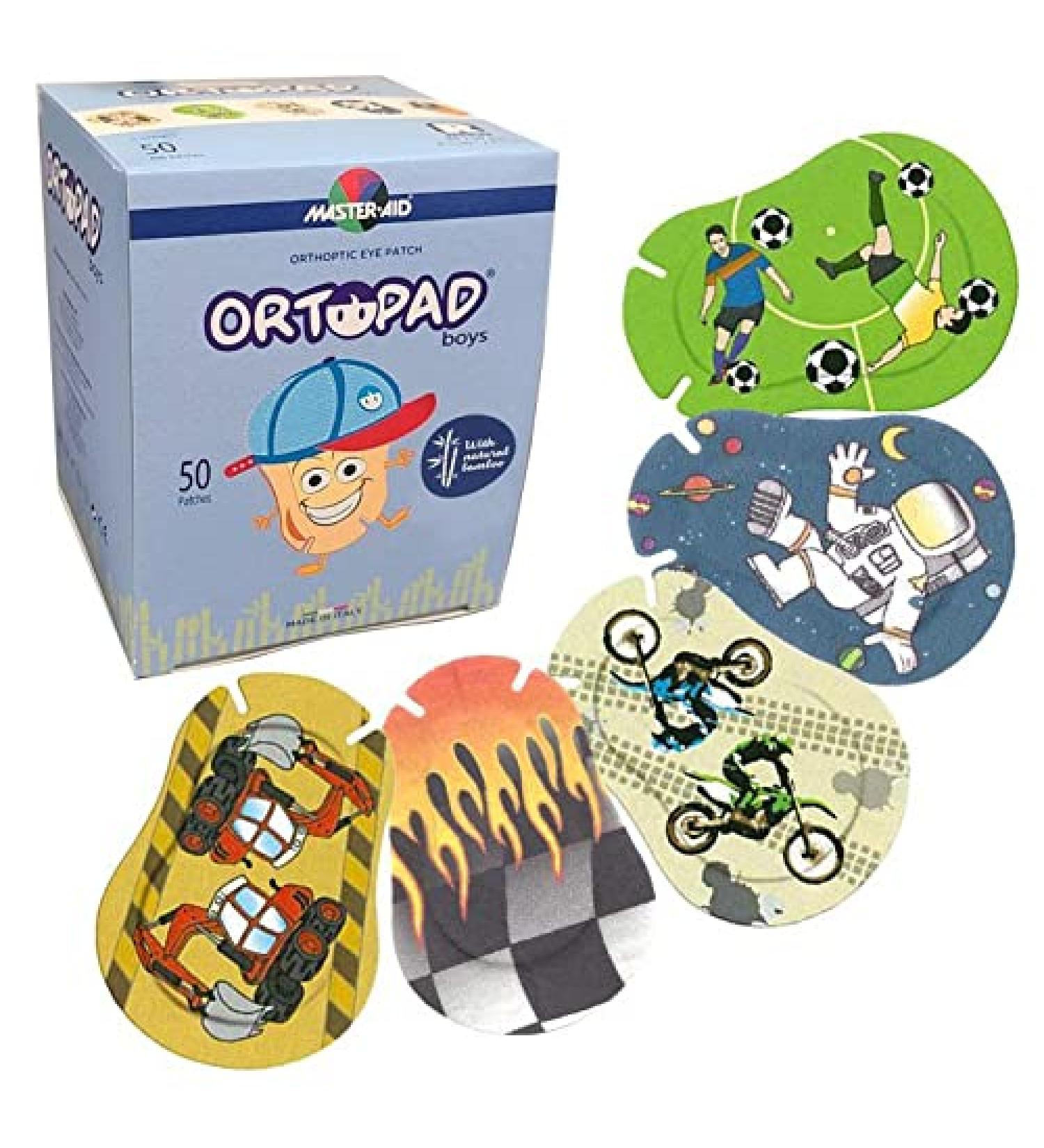 Ortopad Large Format Boys Eye Patches 50/Box - 50 Count (Regular Size) - Buy Online on GoSupps.com