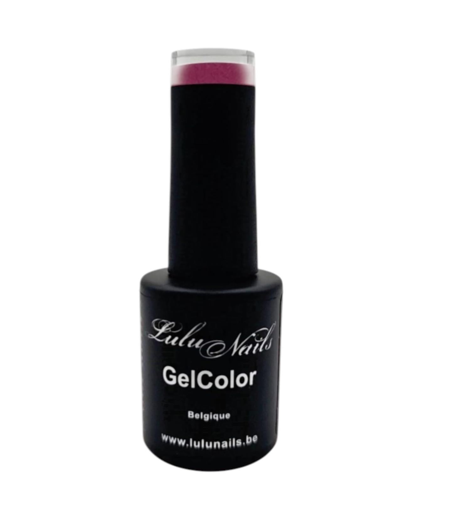 LuluNails GelColor Semi-Permanent Nail Polish Royal Mauve 226 10 ml HEMA and TPO-Free Professional Quality
