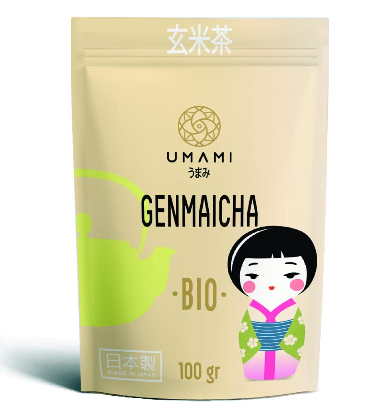 Umami Organic Japanese Genmaicha Green Tea - Buy Online on GoSupps.com
