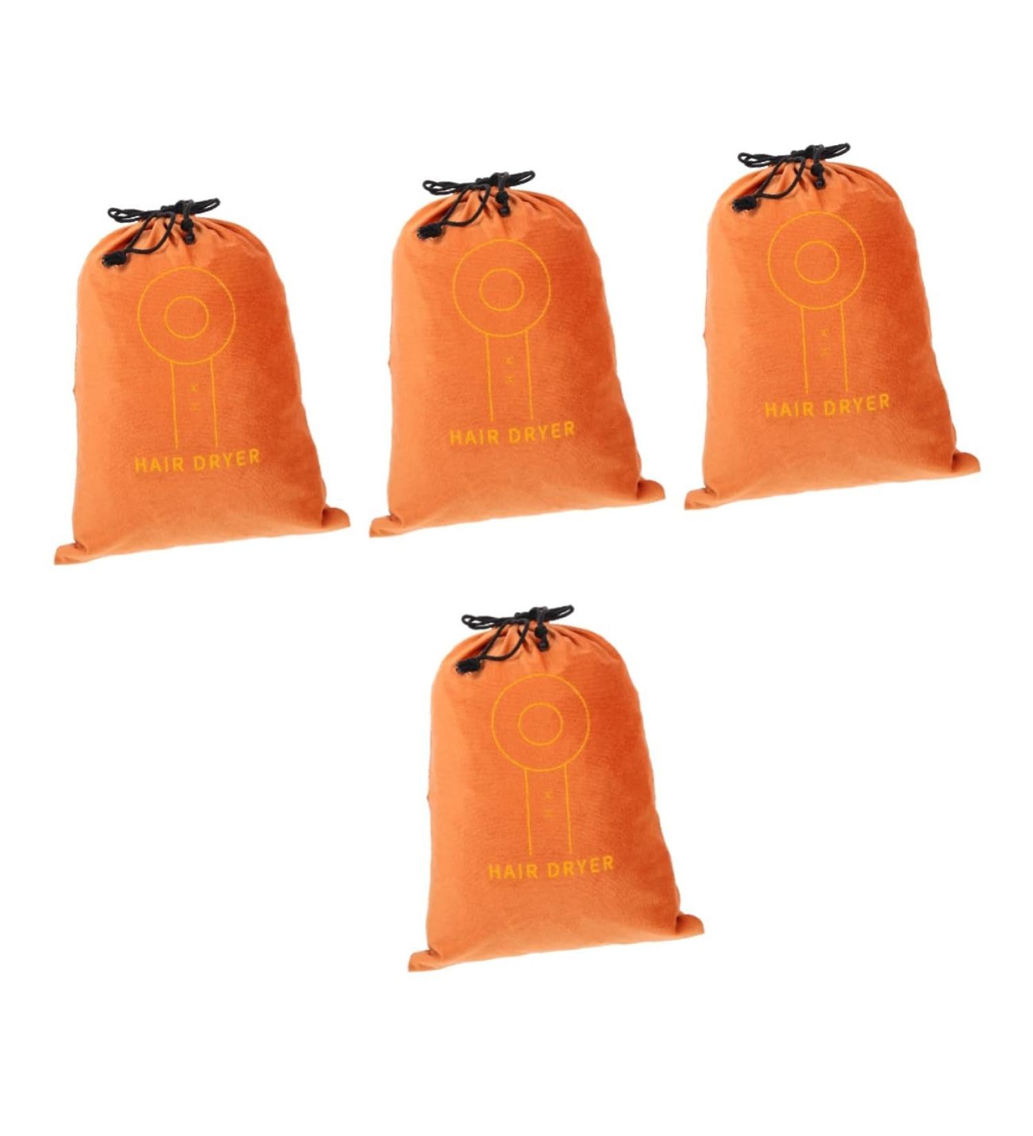 MAGICLULU 4pcs Hair Dryer Storage Bag Travel Hairdryer Hair Dryer Organizer Handbag Organizer Inserts Hair Blower Bag Anti-Scratch Bag Shopping Bag Organizer Flannel Suede Drawstring Manager - Buy Online on GoSupps.com