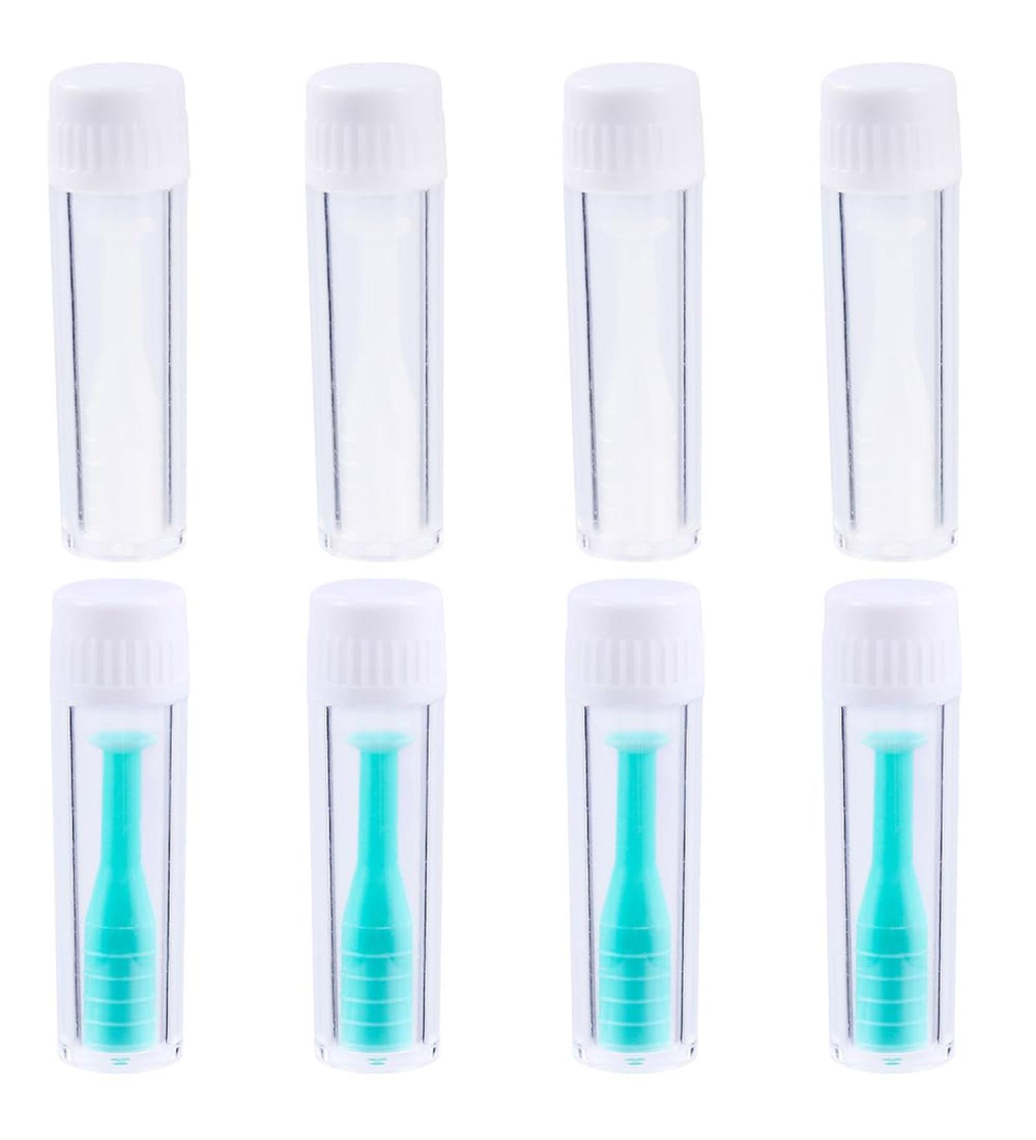 8 Piece Set Soft Contact Lens Green Inserter Remover Silicone Contact Lens Inserter Soft Contact Lens Remover Portable Travel Lens Remover for Daily Outdoor - Buy Online on GoSupps.com