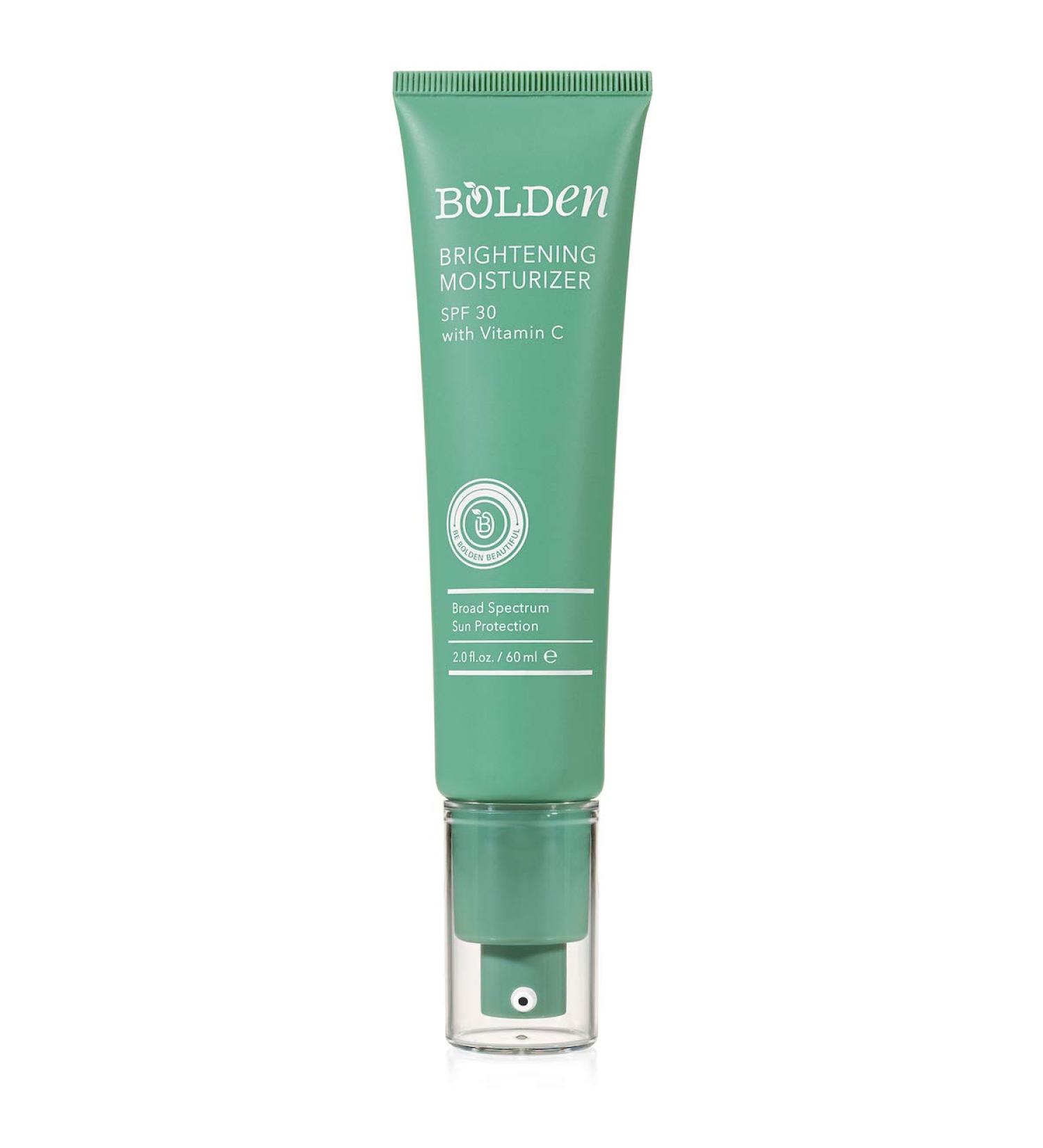 Bolden Brightening Moisturizer Face Sunscreen SPF 30 with Vitamin C | UVA/UVB Protection | No White Cast | 2.0 FL Oz - Buy Online on GoSupps.com