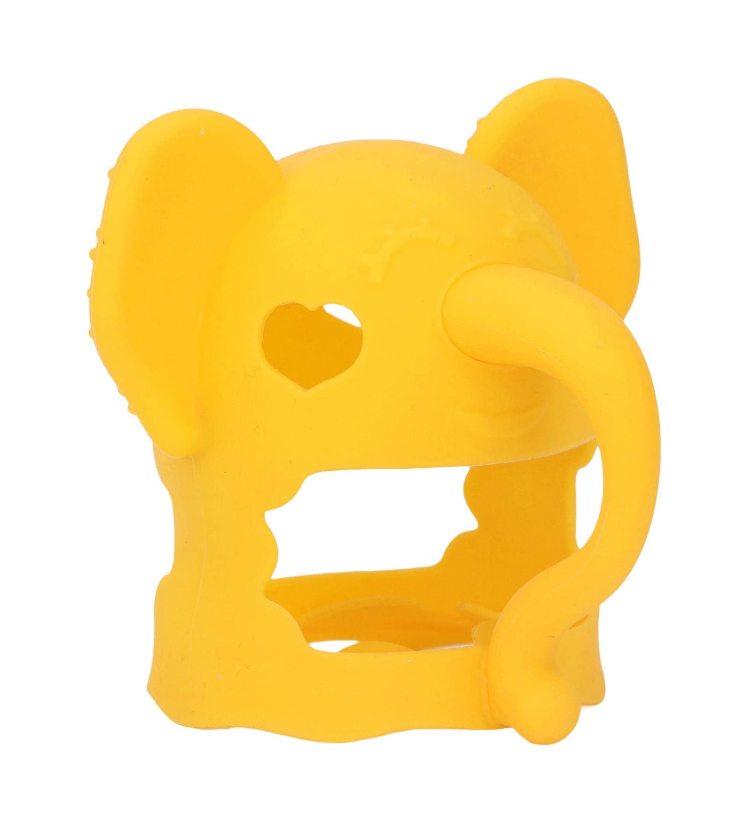 Shop Baby Massager & Bite Ring Toy - Silicone Baby Glove with Elephant Design for Teething Relief | International Shipping Available - Buy Online on GoSupps.com