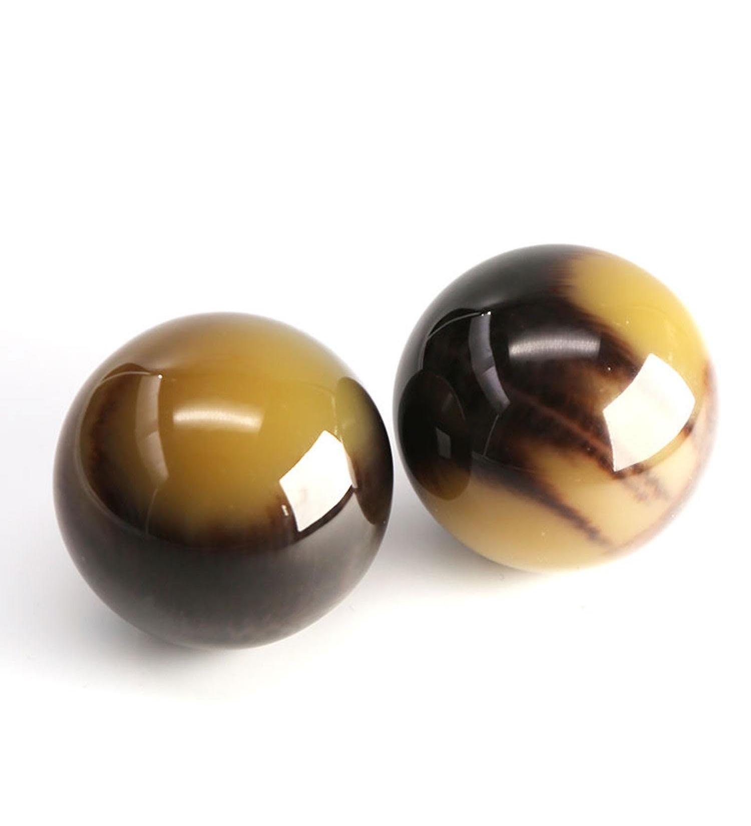 Unbit Ballstretcher & Magnetic Stress Balls - Baoding Balls (2 Pieces) for Stress Relief | Horn-Baoding Ball - Chinese Sports Massage | Gift Box Included - Buy Online on GoSupps.com