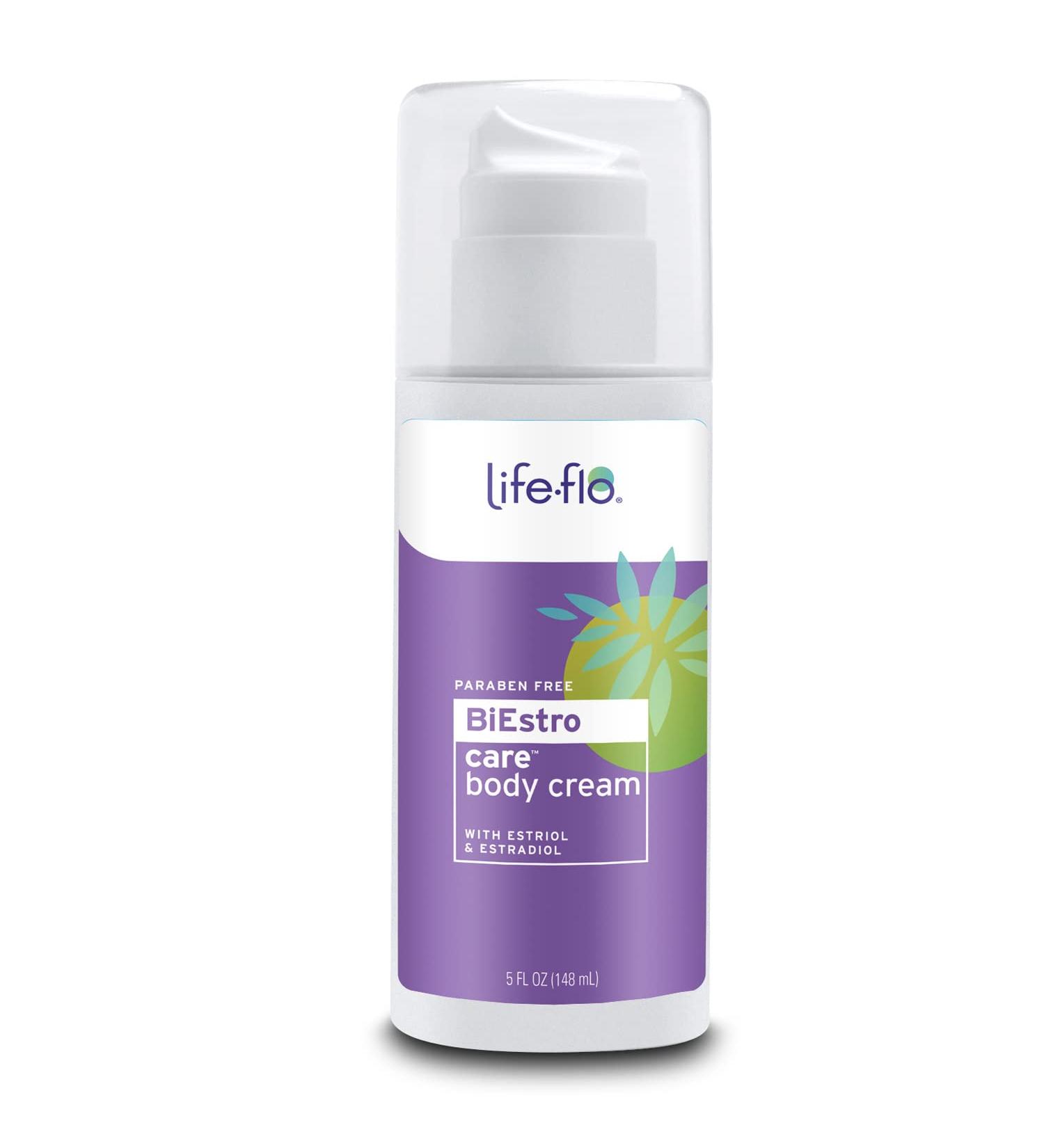 Life-flo BiEstro Care Estrogen Body Cream - 5 oz | Hormonal Balance & Skin Hydration - Buy Online on GoSupps.com