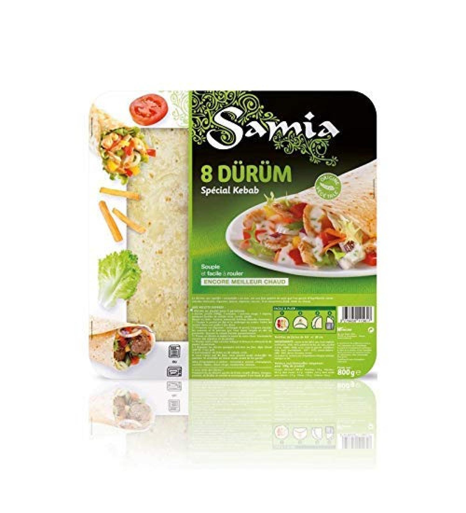 SAMIA Special Durum Kebab Bread 800 g Pack of 3