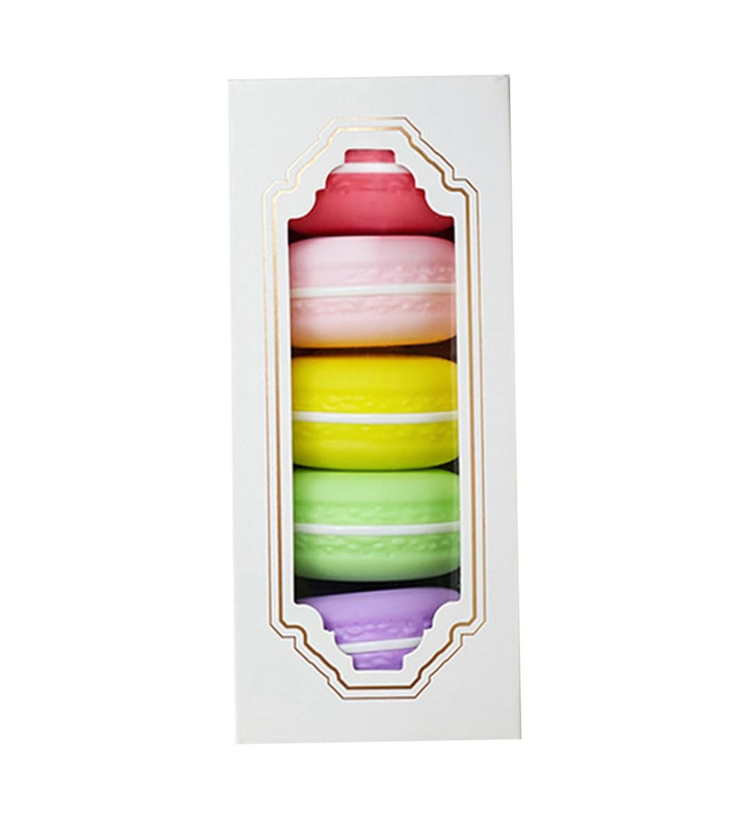  Jorzer lip balm gift set macaron lip mask set moisturizing lip mask exfoliating jelly lip cream deep hydration lip care nutrition - Buy Online on GoSupps.com