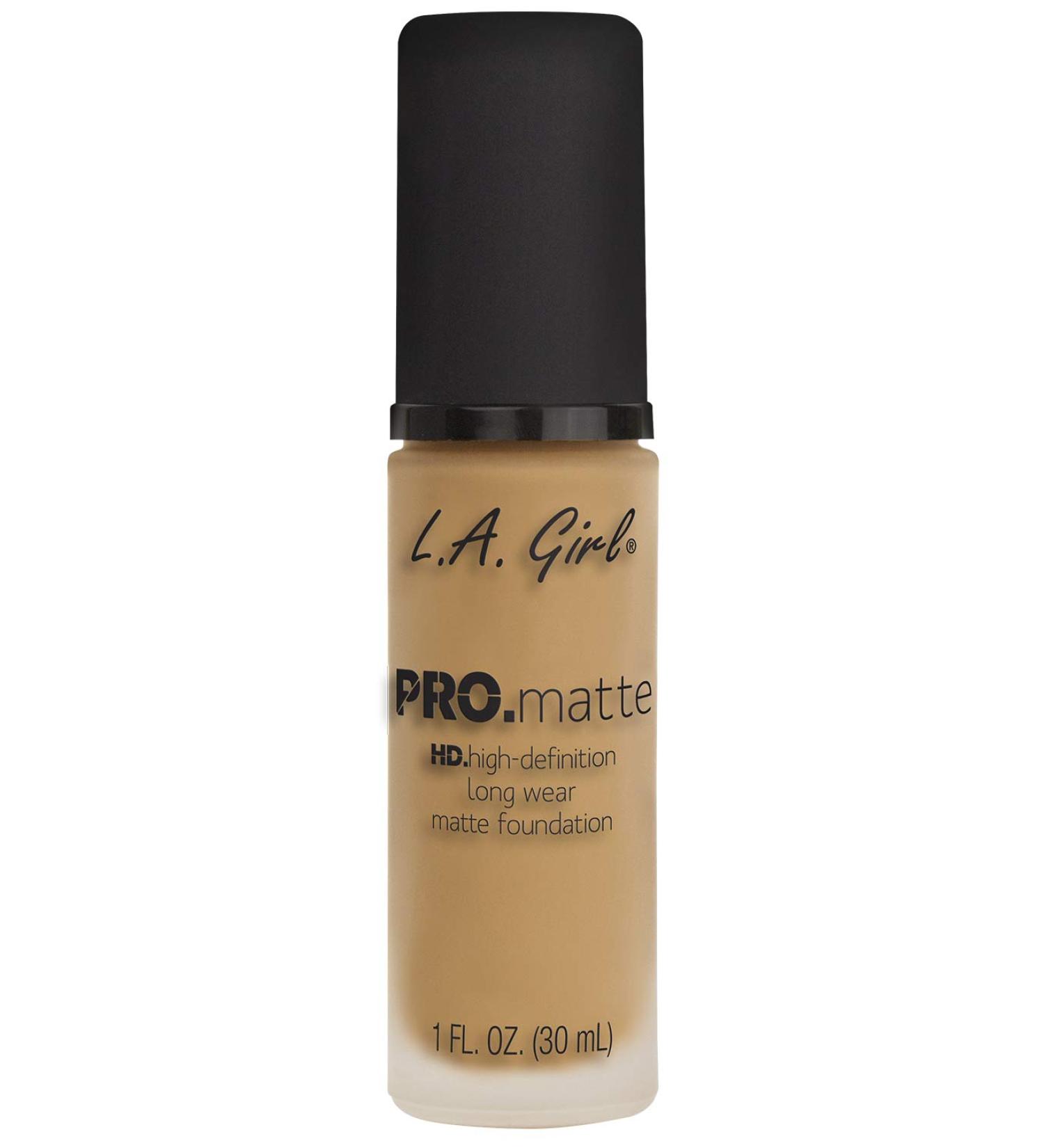 L.A. Girl Pro Matte HD Foundation - Natural 1 fl oz | Long-Lasting, Flawless Finish - Buy Online on GoSupps.com