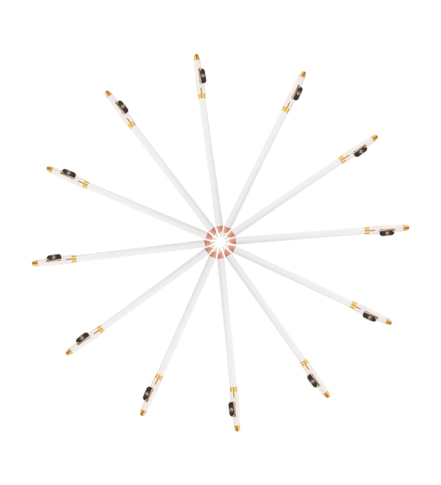 FOMIYES 12pcs Eyebrow Pencil Sharpener Women Makeup Eyebrow Pencil Eyebrow Pencil Women White Wooden - Buy Online on GoSupps.com