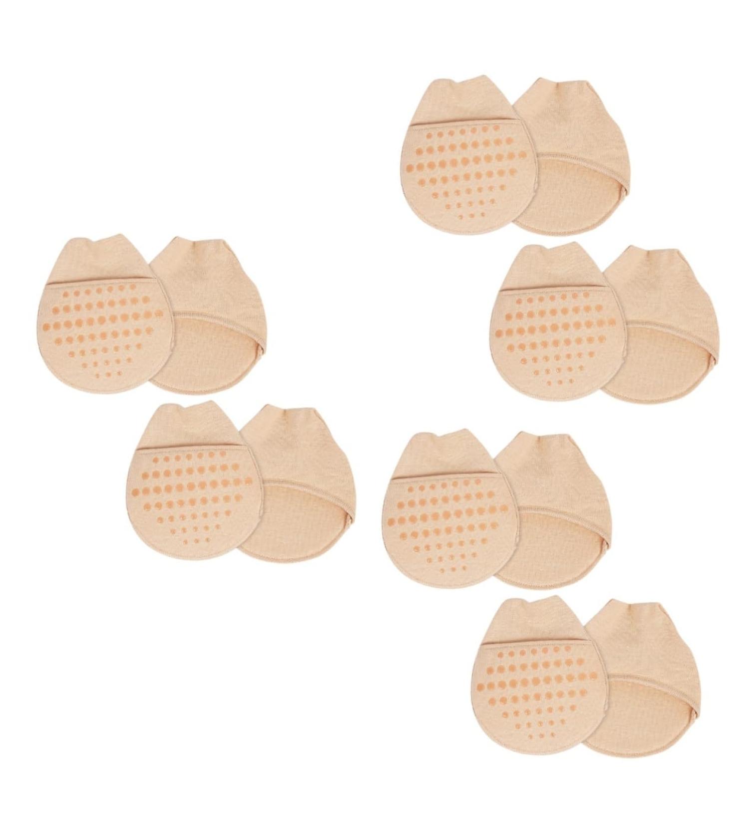 FRCOLOR 6 Pairs Forefoot Pad Silicone Gel Circle Keyring High Heel Insole High Heel Toe Socks High Heel Inserts for Women Low Cut High Heel Grips Womens Front Pad Sole of Foot Miss Sponge - Buy Online on GoSupps.com