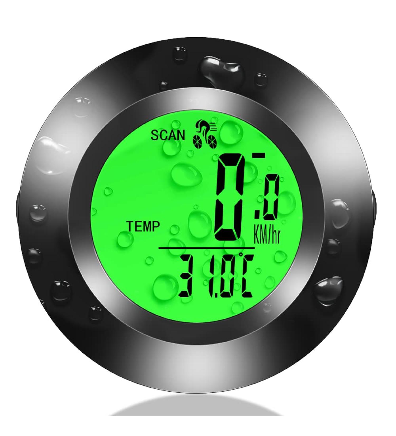 Multifunction Waterproof Bicycle Computer | Speedometer with 20 Functions & 3-Colored Backlit Display | Ideal for Adults & Children - Buy Online on GoSupps.com