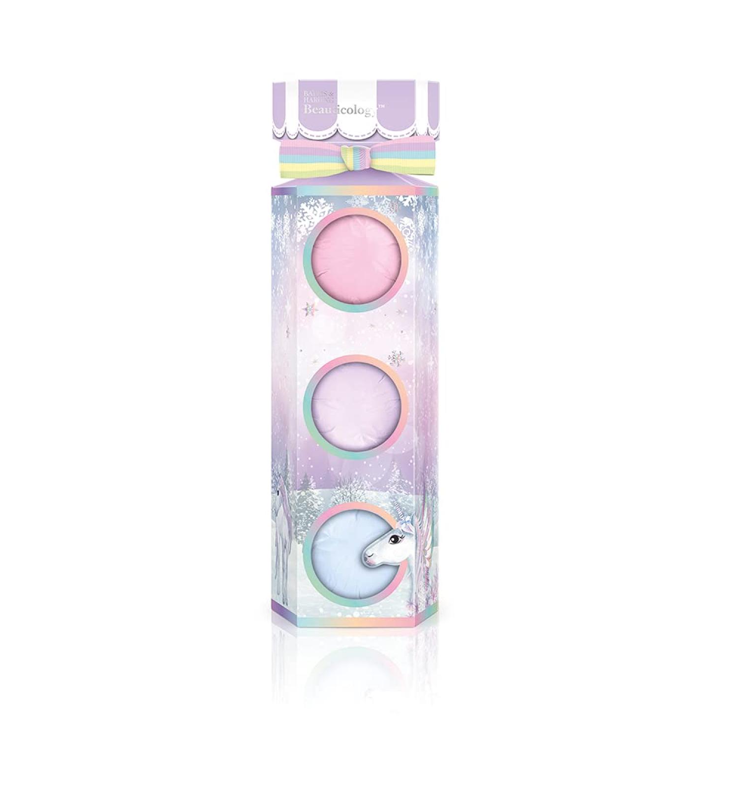 Baylis & Harding Unicorn Rainbow Bath Bomb Fizzer Trio Gift Set - Vegan Friendly, Pack of 1 - Buy Online on GoSupps.com