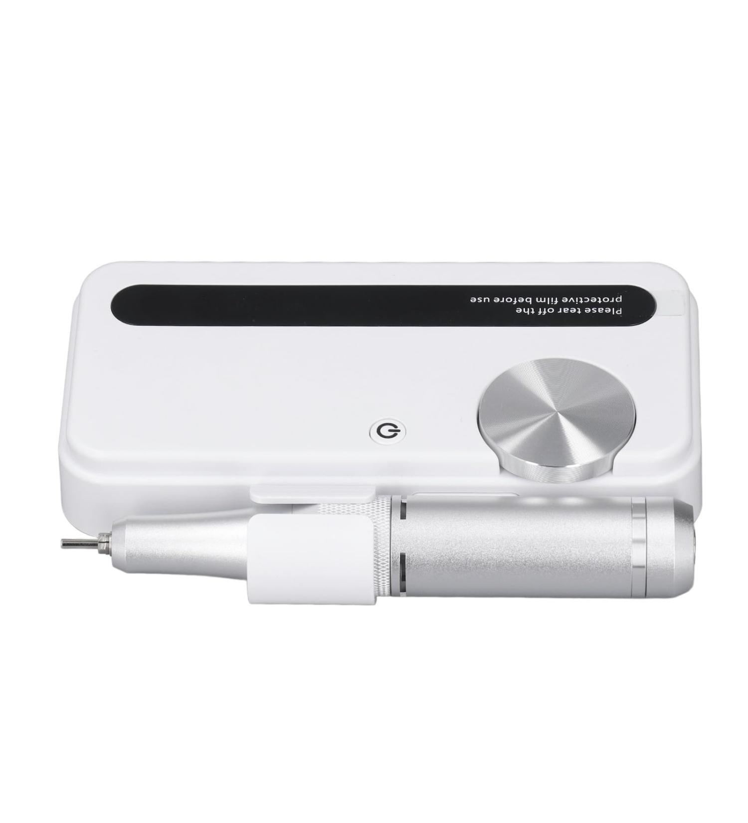 Electric Nail Grinder Portable Professional Nail Polisher for Nail Grinding Polishing Suitable for Individuals and Nail Salons Plastic Aluminum Alloy Approx. 23x136mm (White) - Buy Online on GoSupps.com