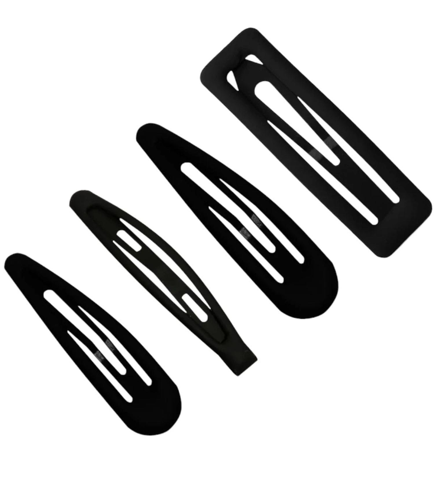 New 2025 12Pcs/Lot Hair Clips For Women Hair Barrettes Clip Pins Simple Black Colored Hair Clips Snap Metal Hairgrip Women's Hairpin Tool Jewelry Fashion Accessories Creative Gift - Buy Online on GoSupps.com