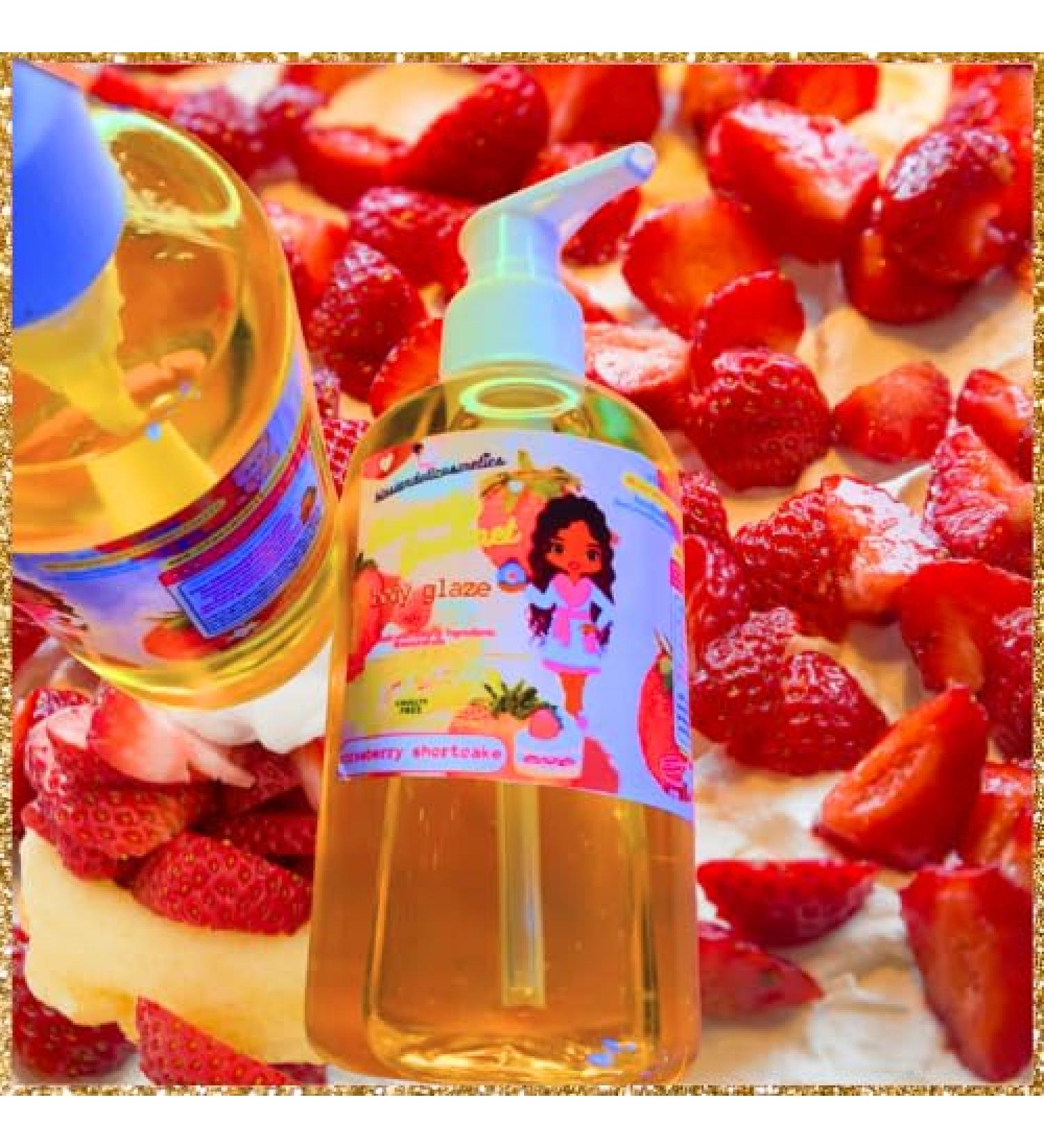 Natural Strawberry Shortcake Body Nectar & Glaze | Moisturizing Body Oil for All Skin Types - Buy Online on GoSupps.com
