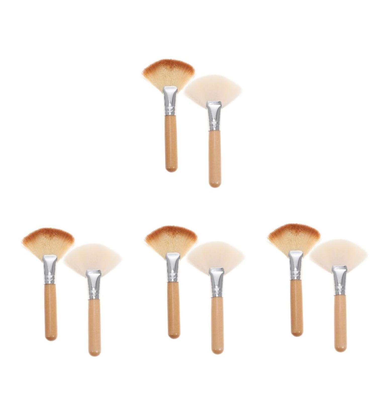 FRCOLOR 8 Pcs Makeup Brush Set - Loose Powder Highlighting Blush & Eyelash Brushes - Fluffy & Durable for Flawless Application | International Shipping Available - Buy Online on GoSupps.com