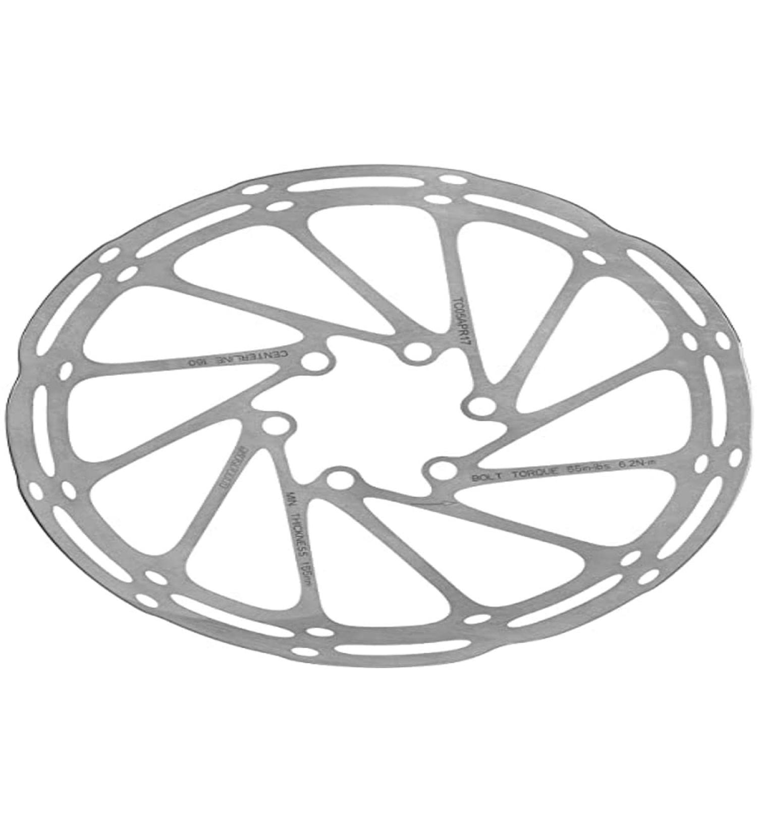 SRAM CenterLine Disc Brake Rotor - 220mm, 6-Bolt, Silver