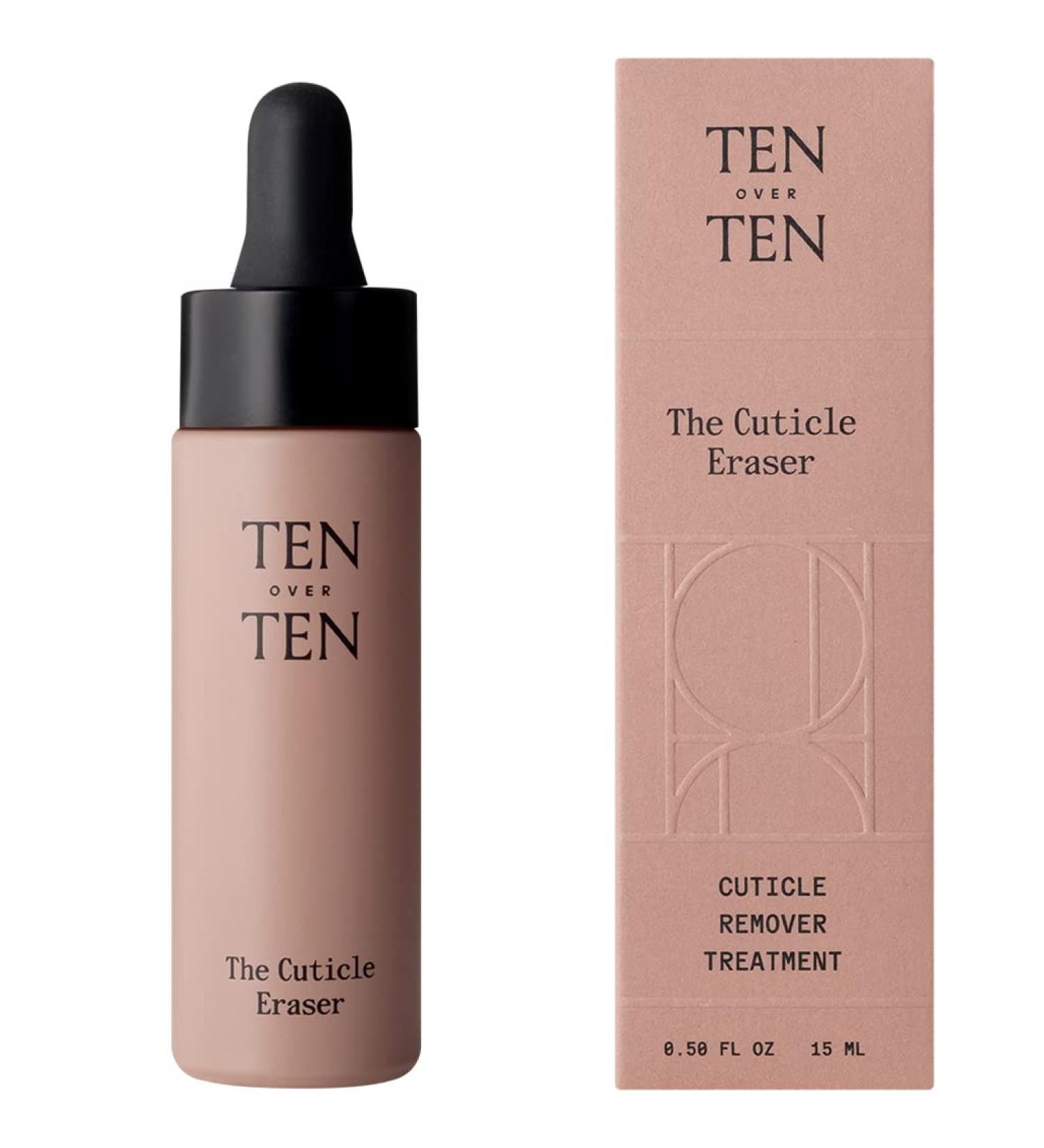 tenoverten - The Cuticle Eraser | Clean  Natural  Non-Toxic Nail Care (0.5 fl oz | 15 mL)