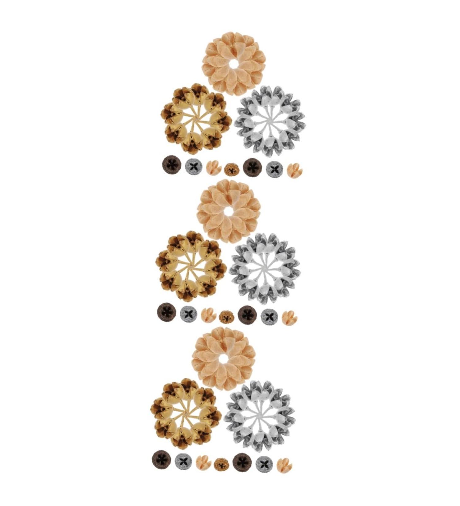 HOMSFOU 105 Pcs Christmas Wreath Decoration Red Berries Pine Needles Holiday Candle Rings Mini Pinecones Bulk Holiday Wreaths Wreath Garland Picks Photo Dried Fruit Christmas Utenciles Assorted Colorx3pcs 2.2x2.2cmx3pcs - Buy Online on GoSupps.com