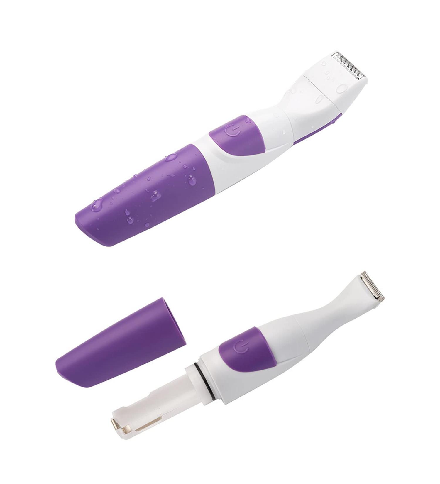 Tbest Electric Waterproofing Bikini Switch 2 in 1 Trimmer Trimmer for Women Hair Hair Beerbond Purple Purple - Buy Online on GoSupps.com