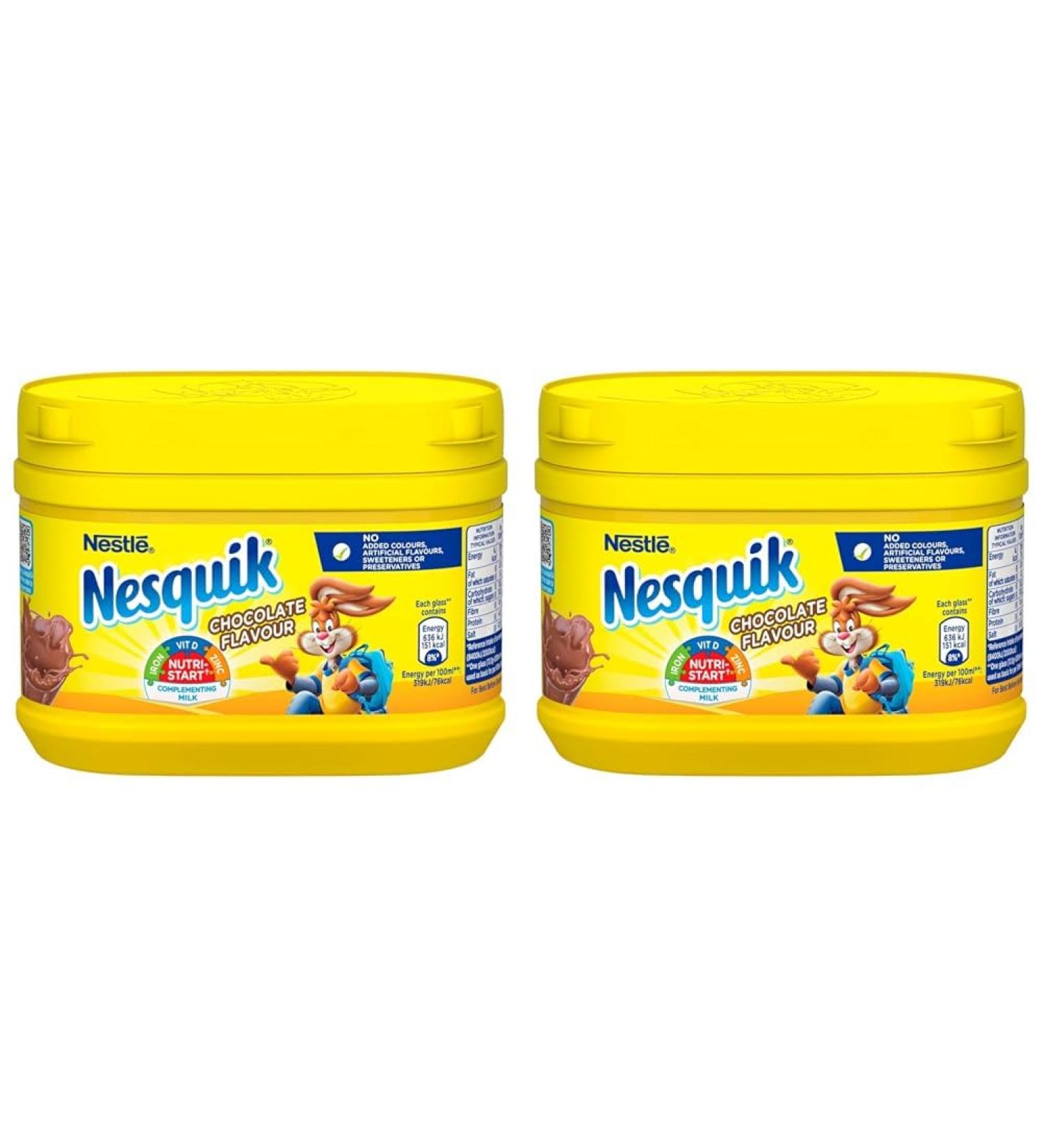 Nesquik Chocolate Milkshake Mix 300g (Pack of 2) - Buy Online on GoSupps.com