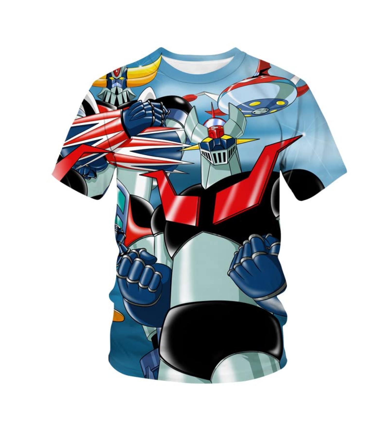 Robot Shirt | Mazinger Z T-Shirt for Boys & Girls | Short Sleeve Graphic Top | Kids Clothes 8-13 Years - Buy Online on GoSupps.com