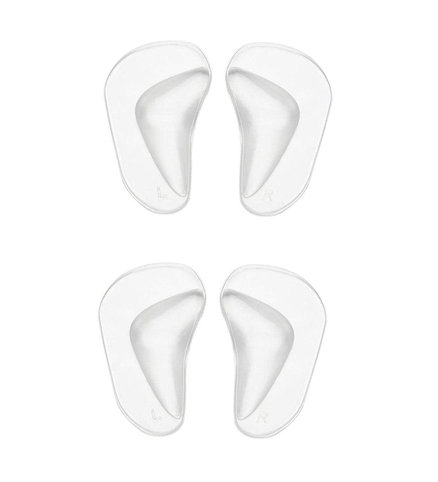 Silicone Gel Arch Support Insoles - 2 Pairs for Flat Feet, Plantar Fasciitis, High Heels - Men & Women - Buy Online on GoSupps.com
