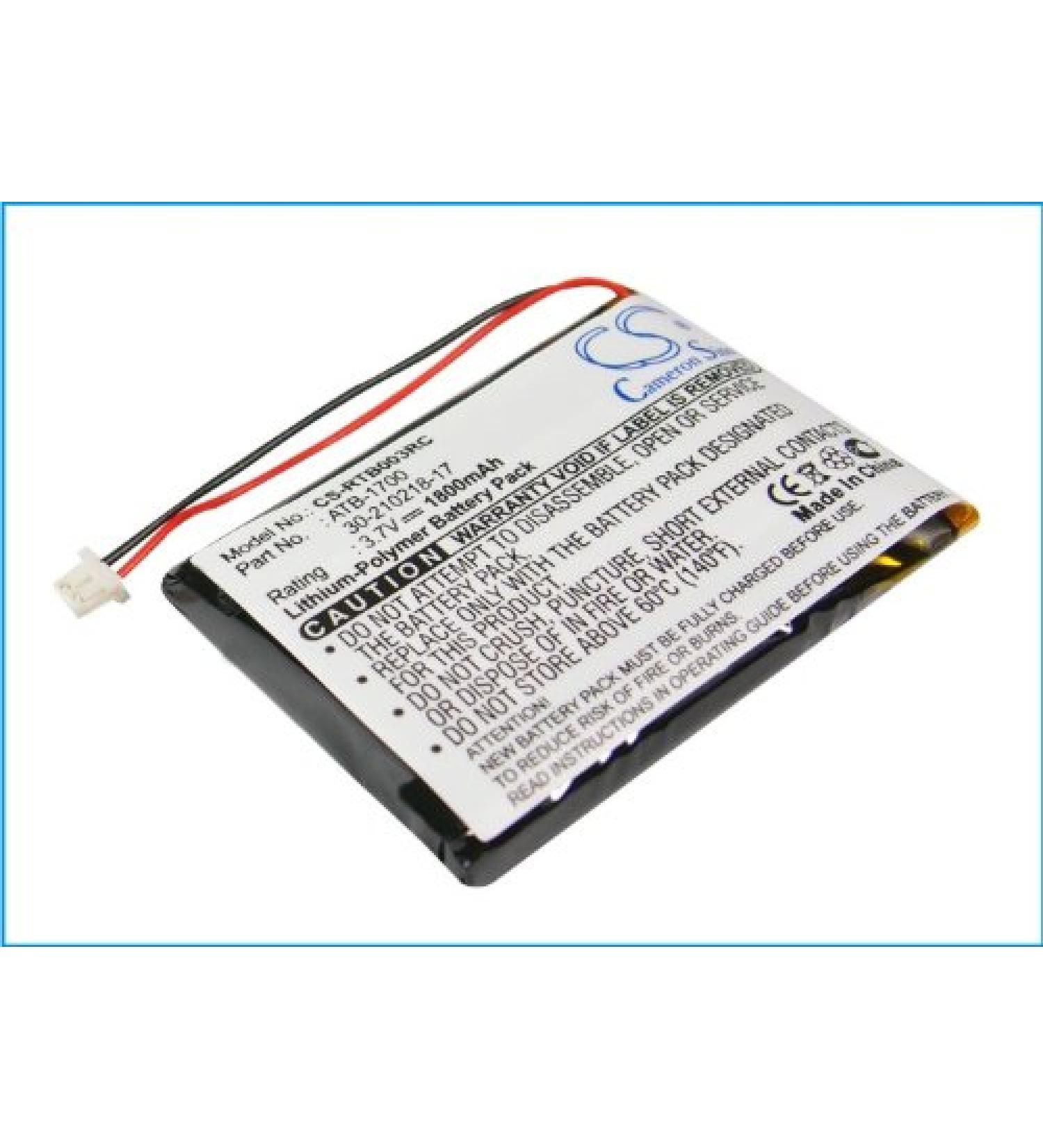 Replacement Battery ATB-1700 for RTI T3V T3-V T3-V+ | Part No. 30-210218-17 | Buy Internationally - Buy Online on GoSupps.com