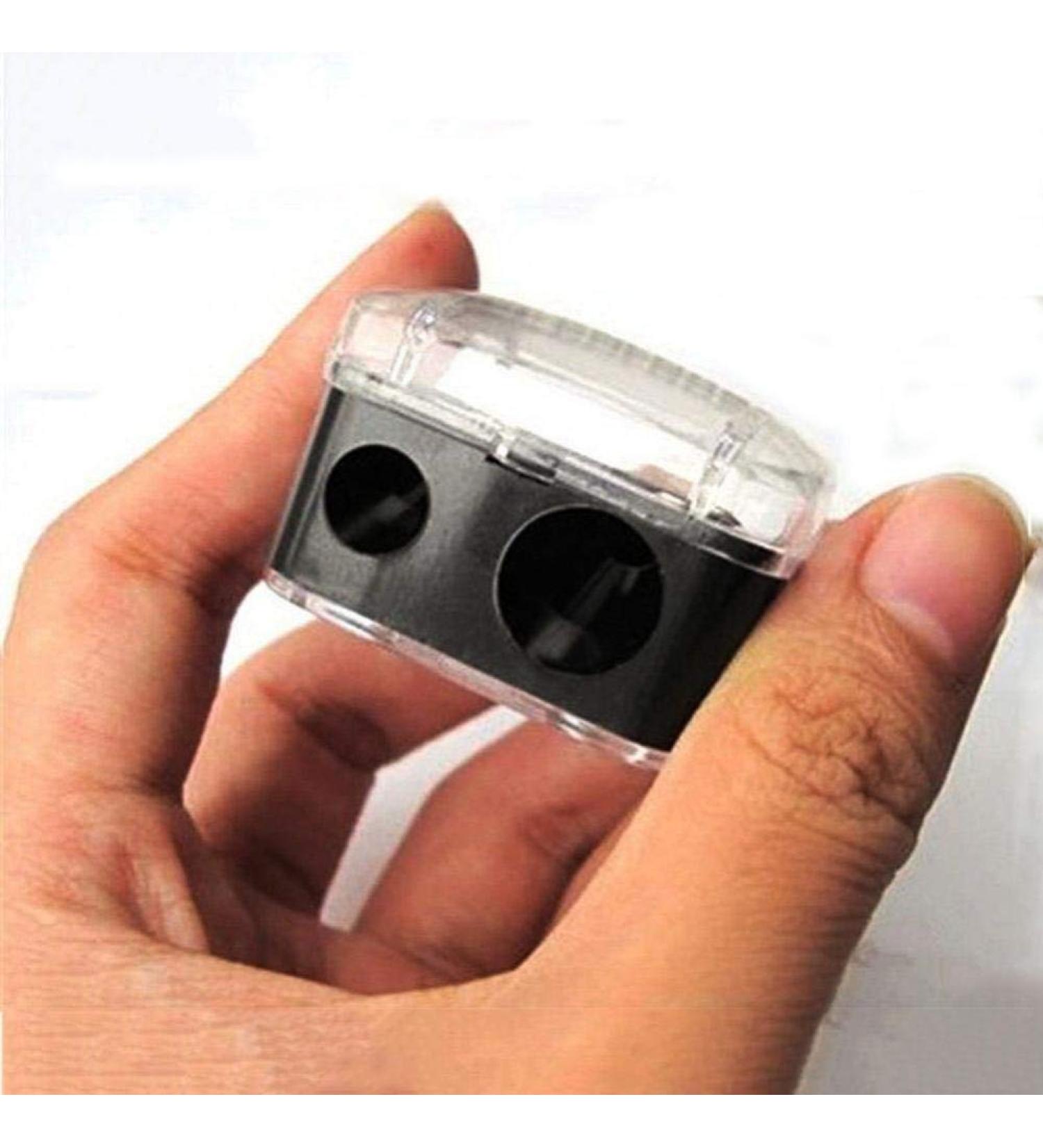 Lankater Eyebrow Eyeliner Sharpener | Double Hole Eye Makeup Sharpener for Precision Application | International Shipping Available - Buy Online on GoSupps.com