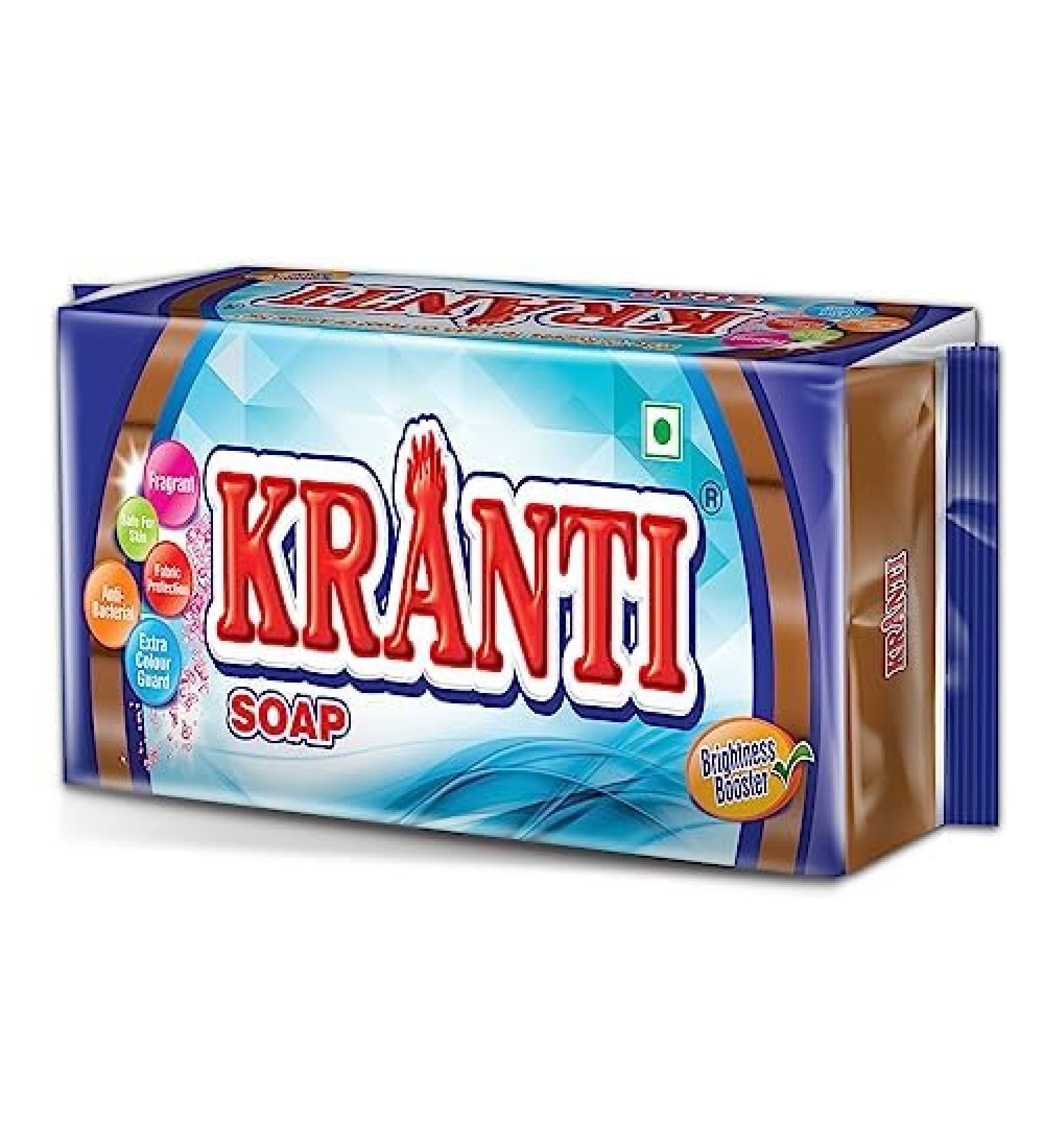 Buy Kranti Detergent Bar 200g - Effective Cleaning International Shipping Available - Buy Online on GoSupps.com