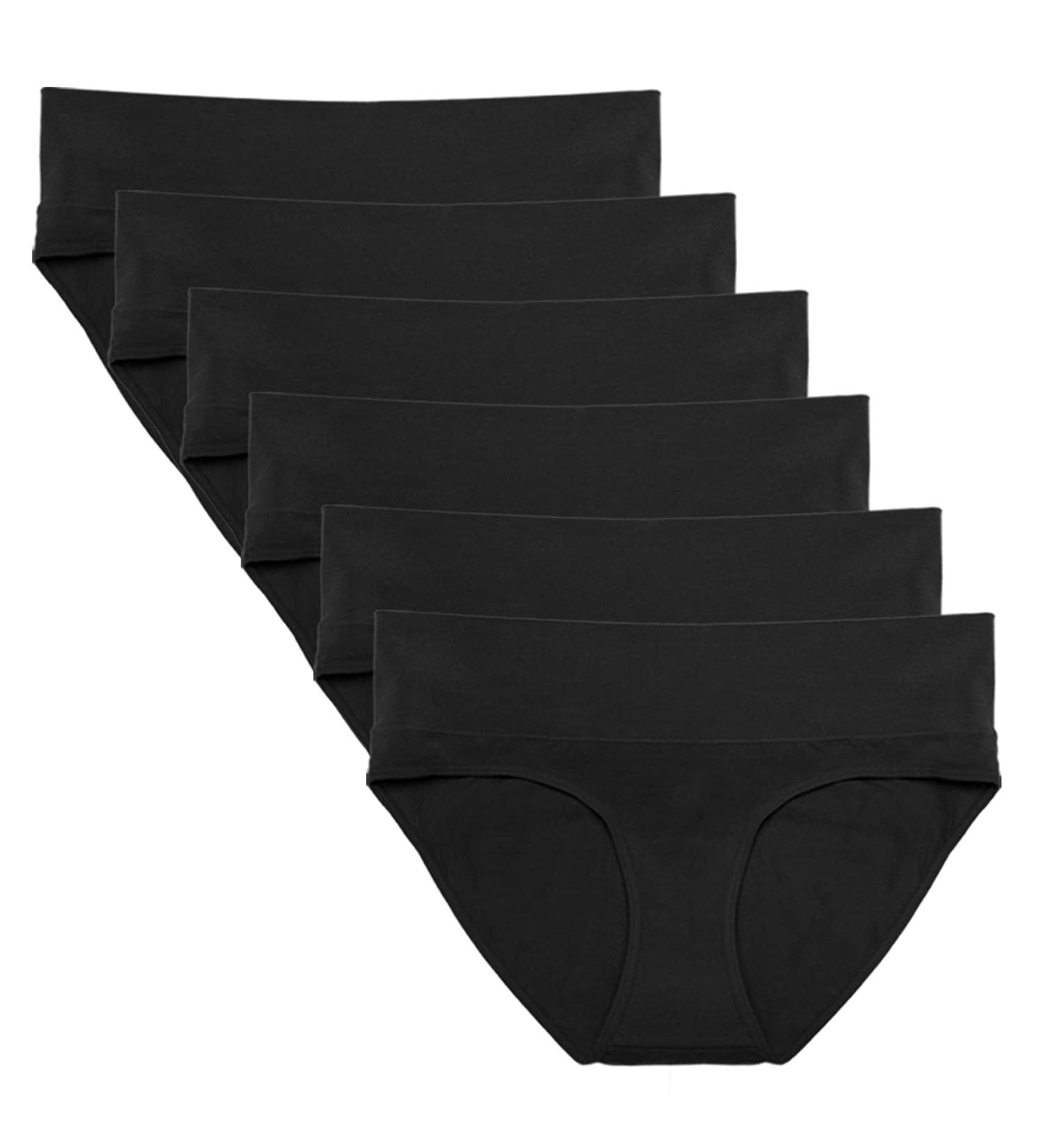 Intimate Portal Maternity Knickers - Pregnancy Postpartum Underwear 6-pk Black - Buy Online on GoSupps.com