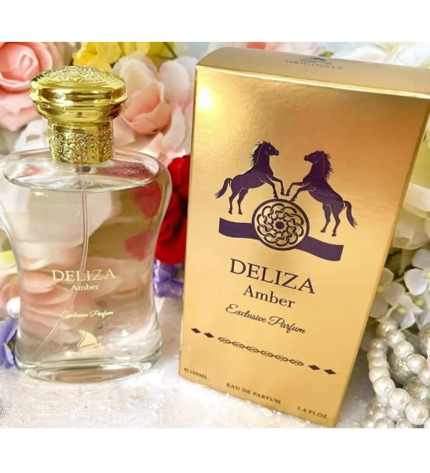 DELIZA EXCLUSIVE PARFUM EAU DE PARFUM 3.4OZ 100ML FOR WOMEN (AMBER)