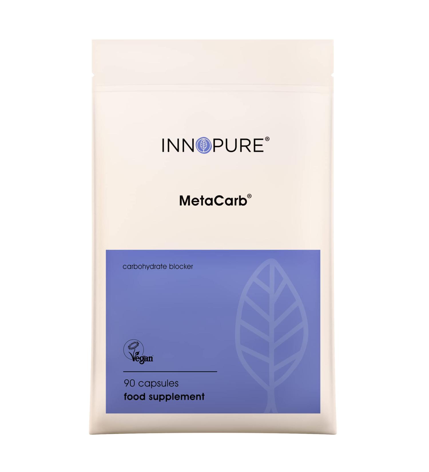 MetaCarb Carb Blocker Capsules | High Strength White Kidney Bean Extract | UK Made | 90 Capsules - Buy Online on GoSupps.com