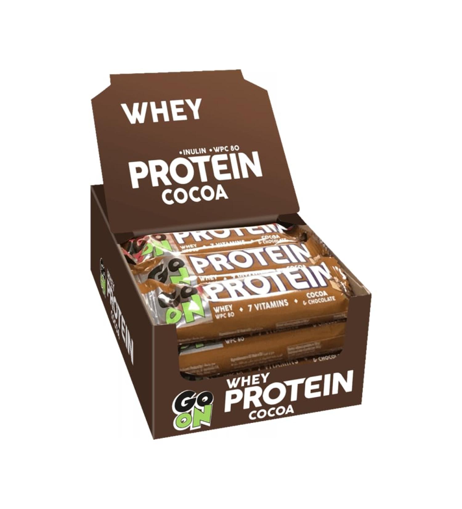Go On Nutrition Protein Bar 20% (24x50g) Cocoa - Buy Online on GoSupps.com