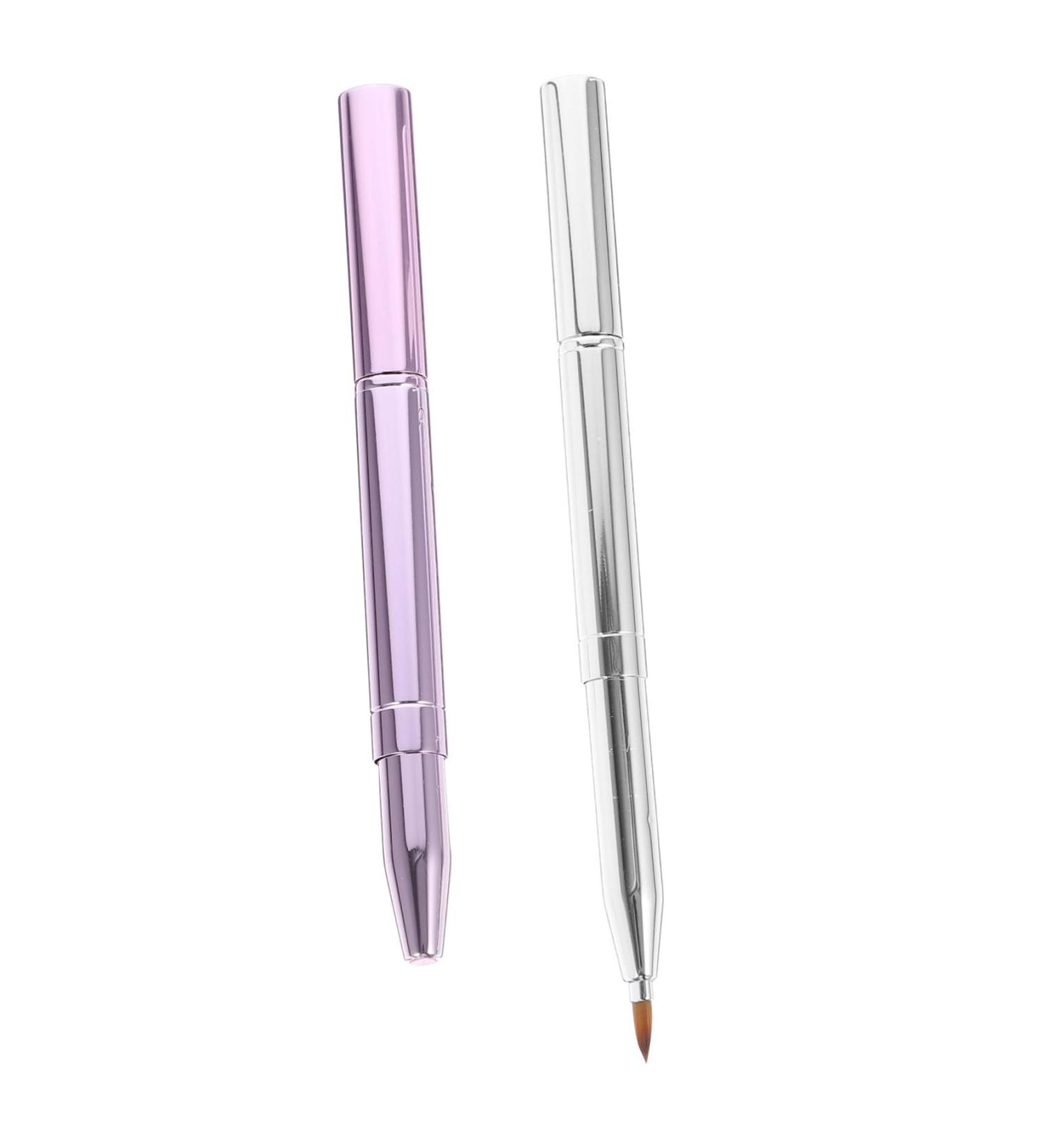 Housoutil Portable Double Ended Lip Brush Set - 2pcs Versatile Lip Scrub & Eyelash Tool - Travel-Friendly Disposable Makeup Applicator - Buy Online on GoSupps.com