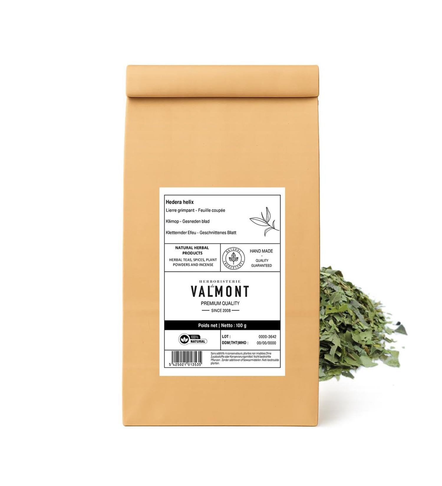 Herboristeria du Valmont Ivy herbal tea Cut leaf 100 grams