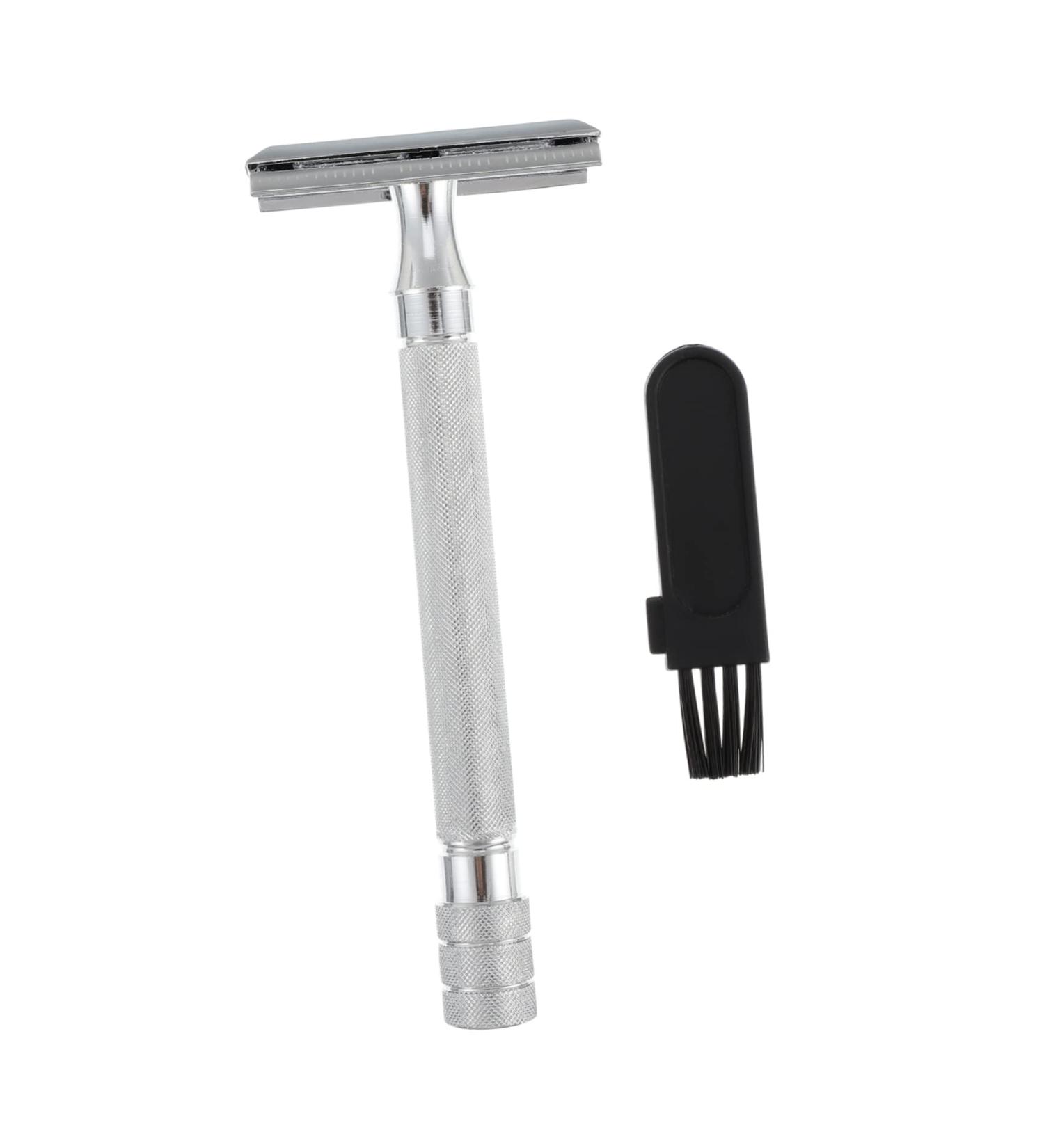 Minkissy Manual Razor for Men - Adjustable Double Blade Safety Shaving - Zinc Alloy Single Pack - Buy Online on GoSupps.com