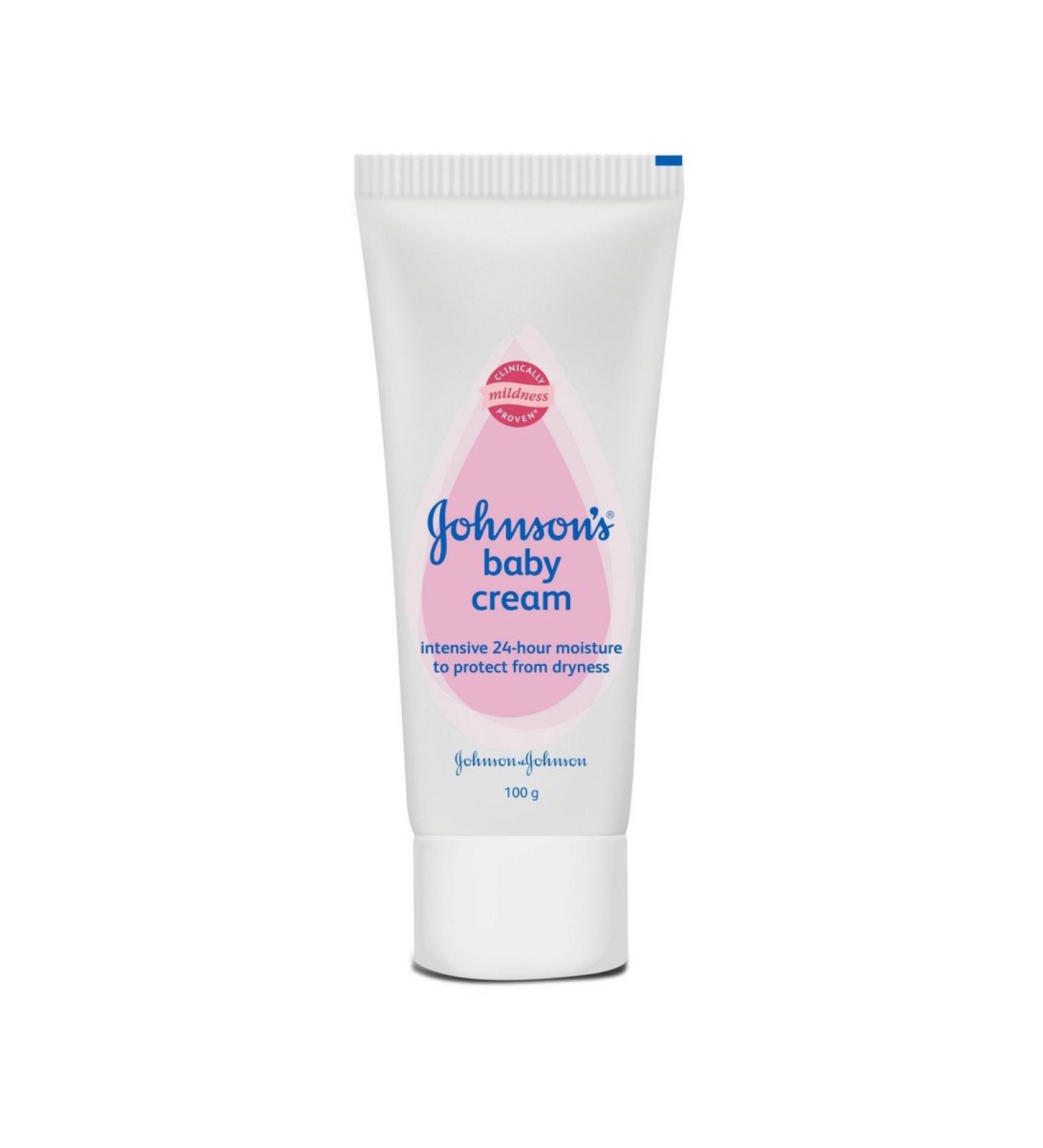 Johnson's Baby Cream (100g) - Gentle Moisturizing Skincare for Babies - Buy Online on GoSupps.com
