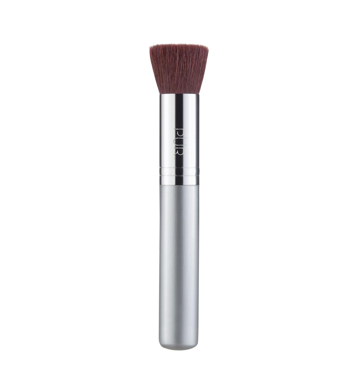 R MINERALS Chisel Brush - Flat Top Synthetic Makeup Brush (1 ct) | Cruelty-Free Bristles - Buy Online on GoSupps.com