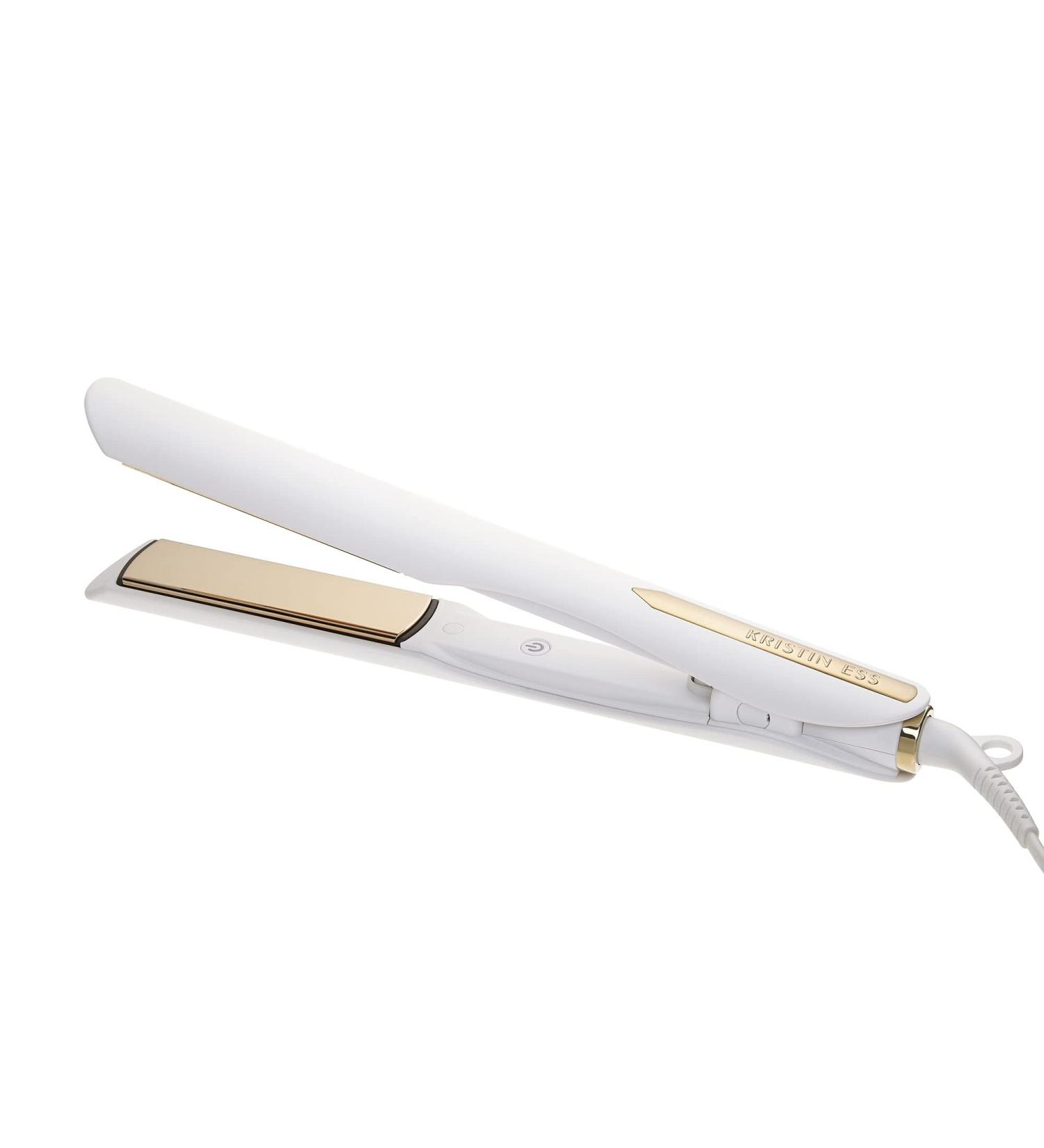 Kristin Ess 3-In-One Titanium Flat Iron Hair Straightener - Straighten, Wave, Curl with Frizz Control, Fast Heat | Dual Voltage, Auto Shut-Off - Buy Online on GoSupps.com