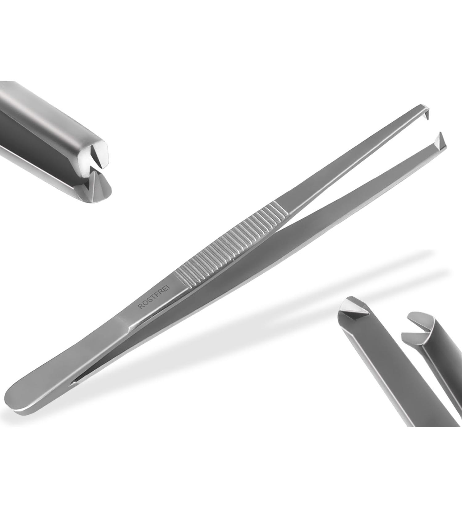 Professional Straight Tweezers 10.5cm - 60cm | Internal Teeth 13cm Pack | International Shipping Available - Buy Online on GoSupps.com