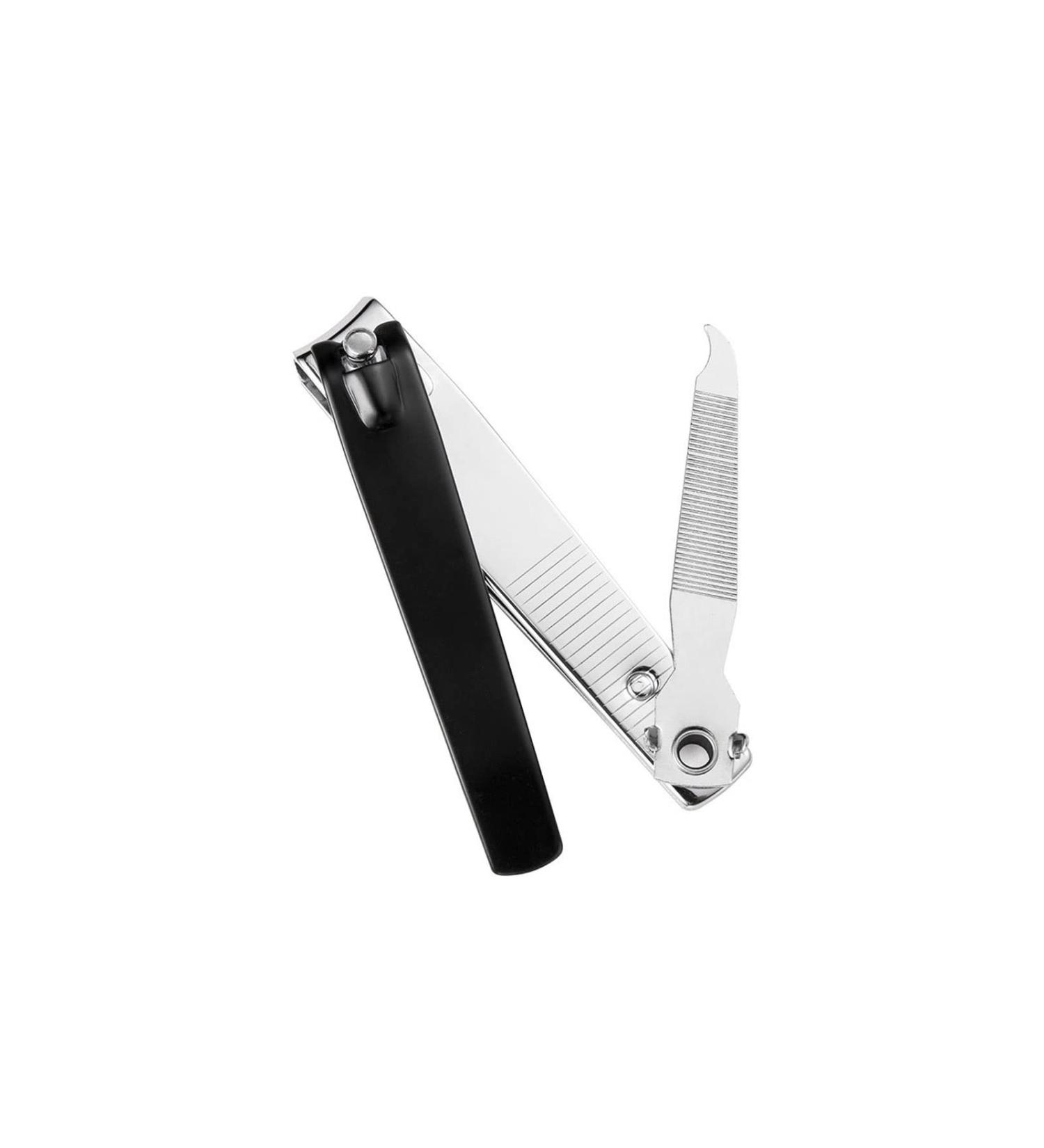 OUSIKA Nail Clippers Silver Nail Clippers Flat Nail Clippers Convenient and Practical Stainless Steel Nail Clippers with File Tool Toenail Scissors Nails - Buy Online on GoSupps.com