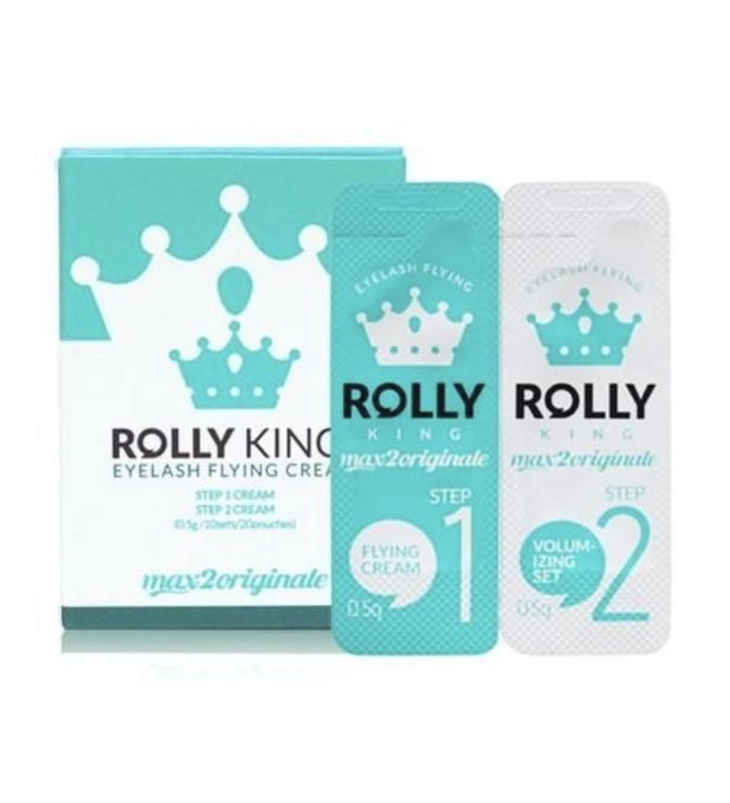 Rolly King Perm Step 1 & 2 for Eyelash & Brow Lamination - 10 Sachets Box - Professional Grade - Buy Online on GoSupps.com