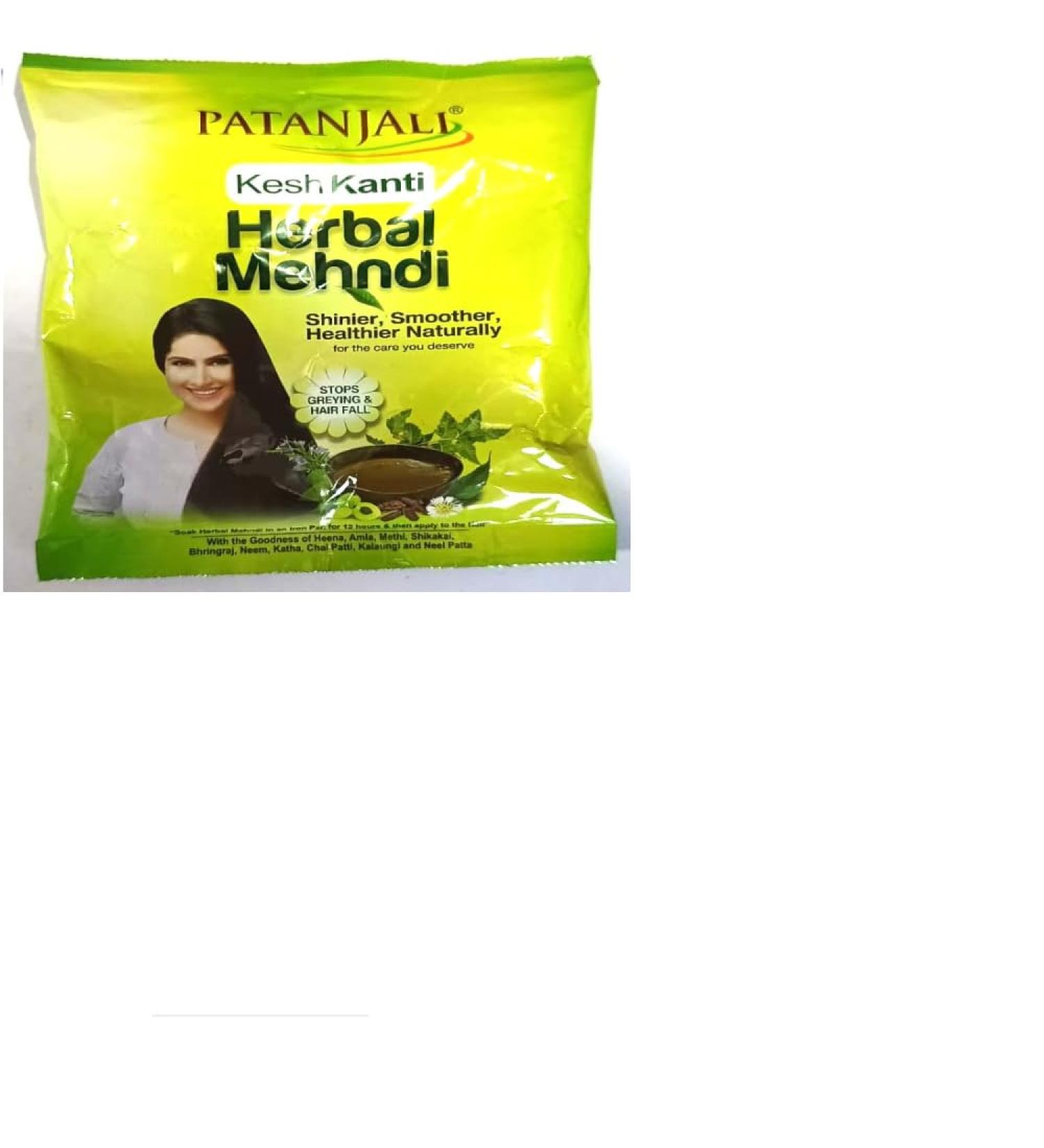 Patanjali Herbal Mehandi 75g - Pack of 3 - Buy Online on GoSupps.com