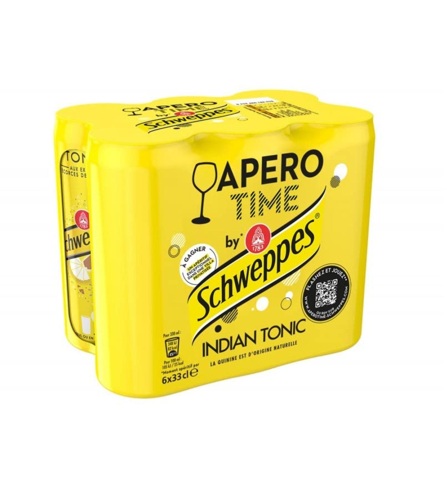 SCHWEPPES - Indian Tonic Slim Box 6X33Cl - Unit - Buy Online on GoSupps.com