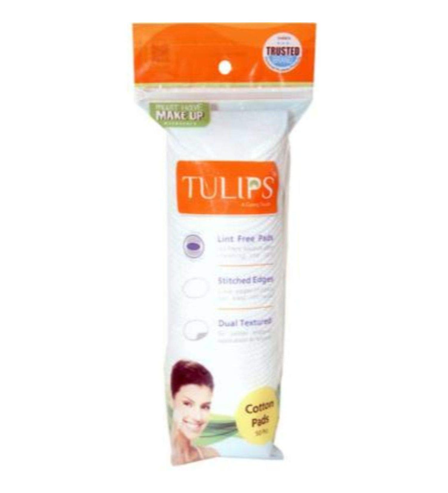 Tulips Cotton Pads 50 in Each