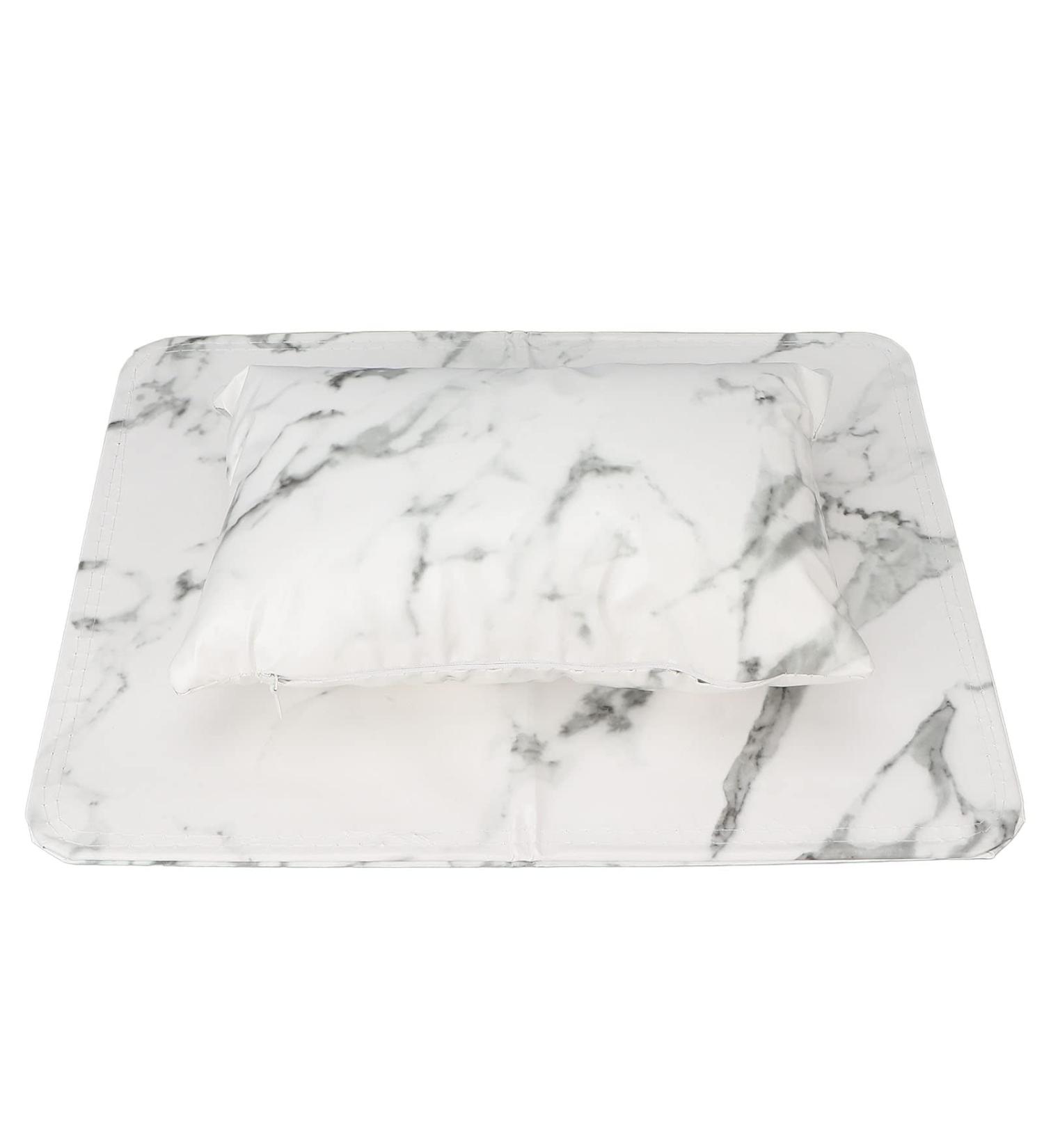 Nail Art Pillow Firm Zipper PU Leather Hand Pillow Convenient Cleaning Detachable Comfortable Touch Stylish for Nail Shop - Buy Online on GoSupps.com